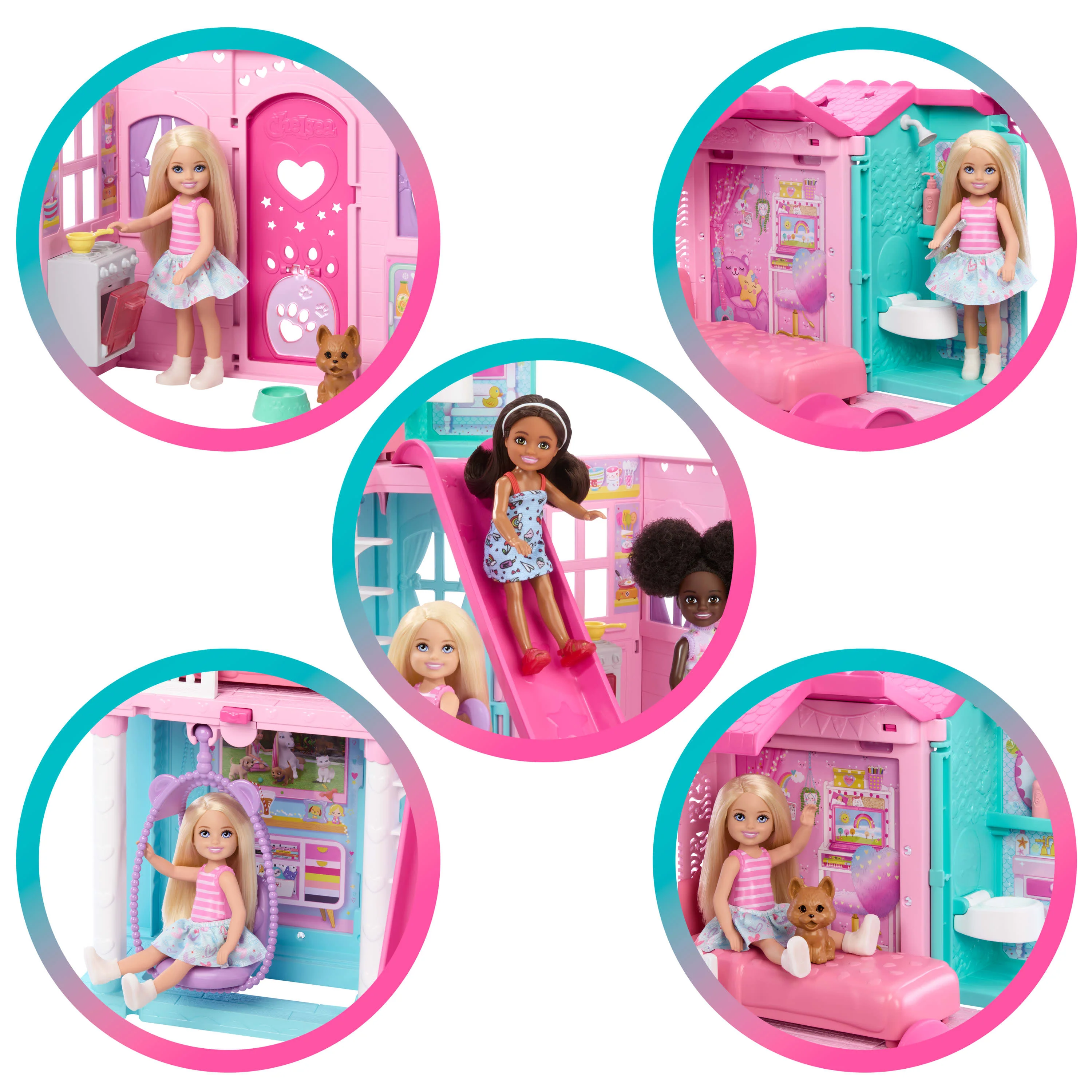 Barbie Chelsea Pop-Up Doll House with Doll & Accessories - Image 3