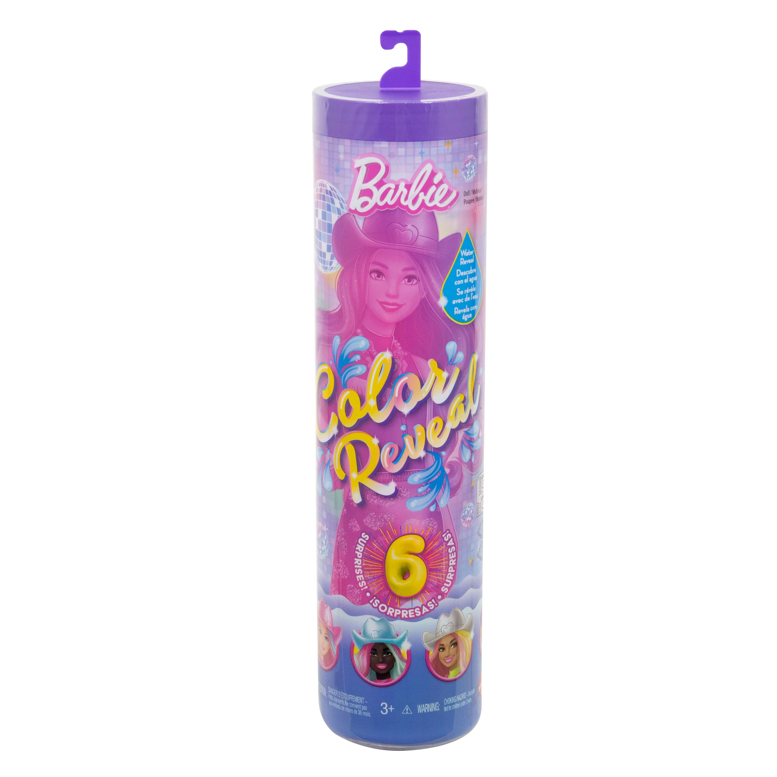 Barbie Colour Reveal Disco Star Series Fashion Doll & Accessories with 6 Surprises (Styles May Vary) - Image 6
