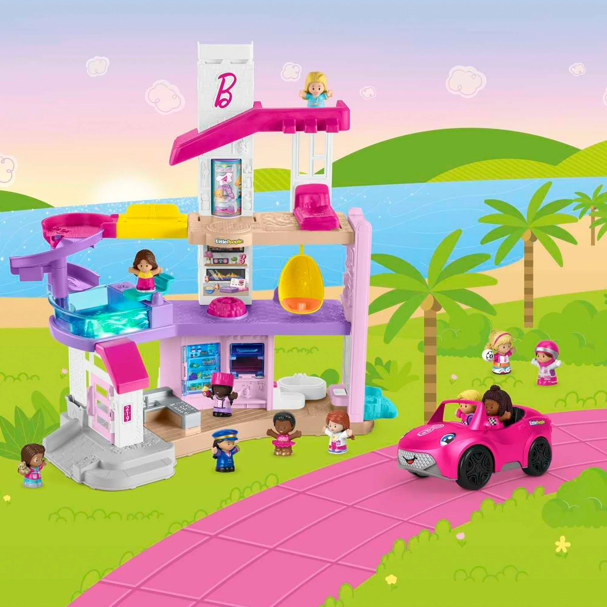 Barbie Convertible by Little People - Image 9