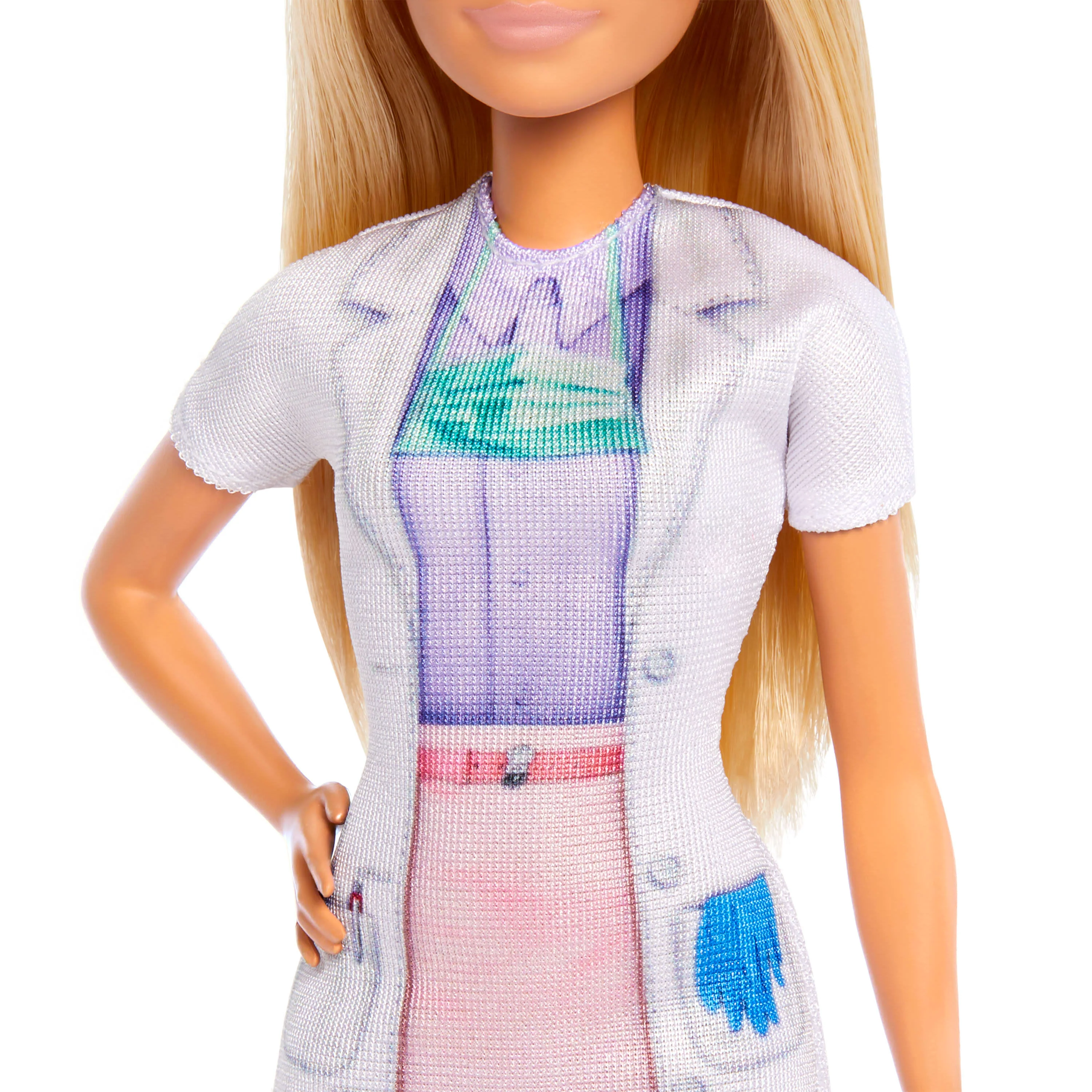 Barbie Dentist Doll with Blonde Fashion Doll - Image 4