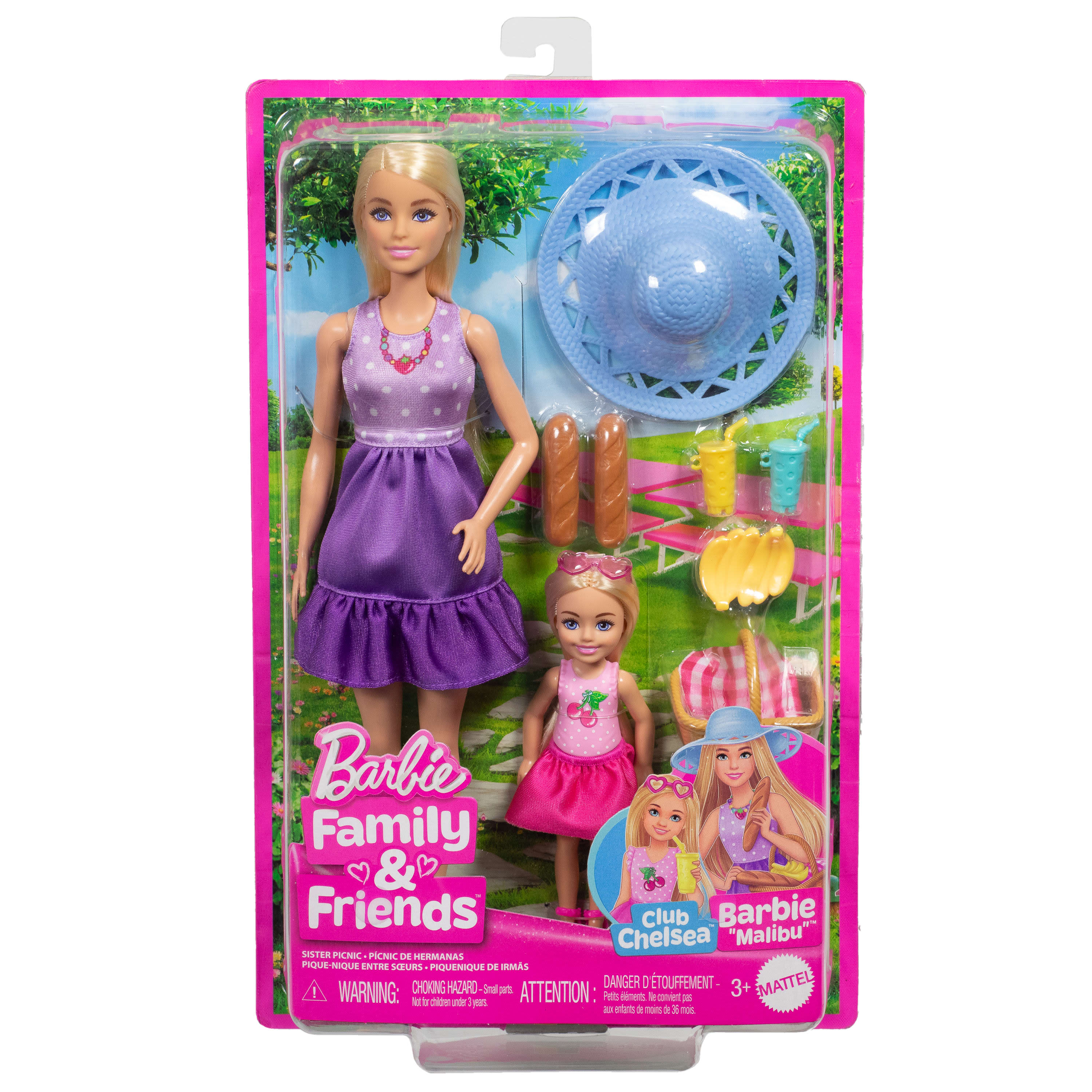 Barbie Family & Friends Dolls & Accessories, Picnic-Themed Playset - Image 6