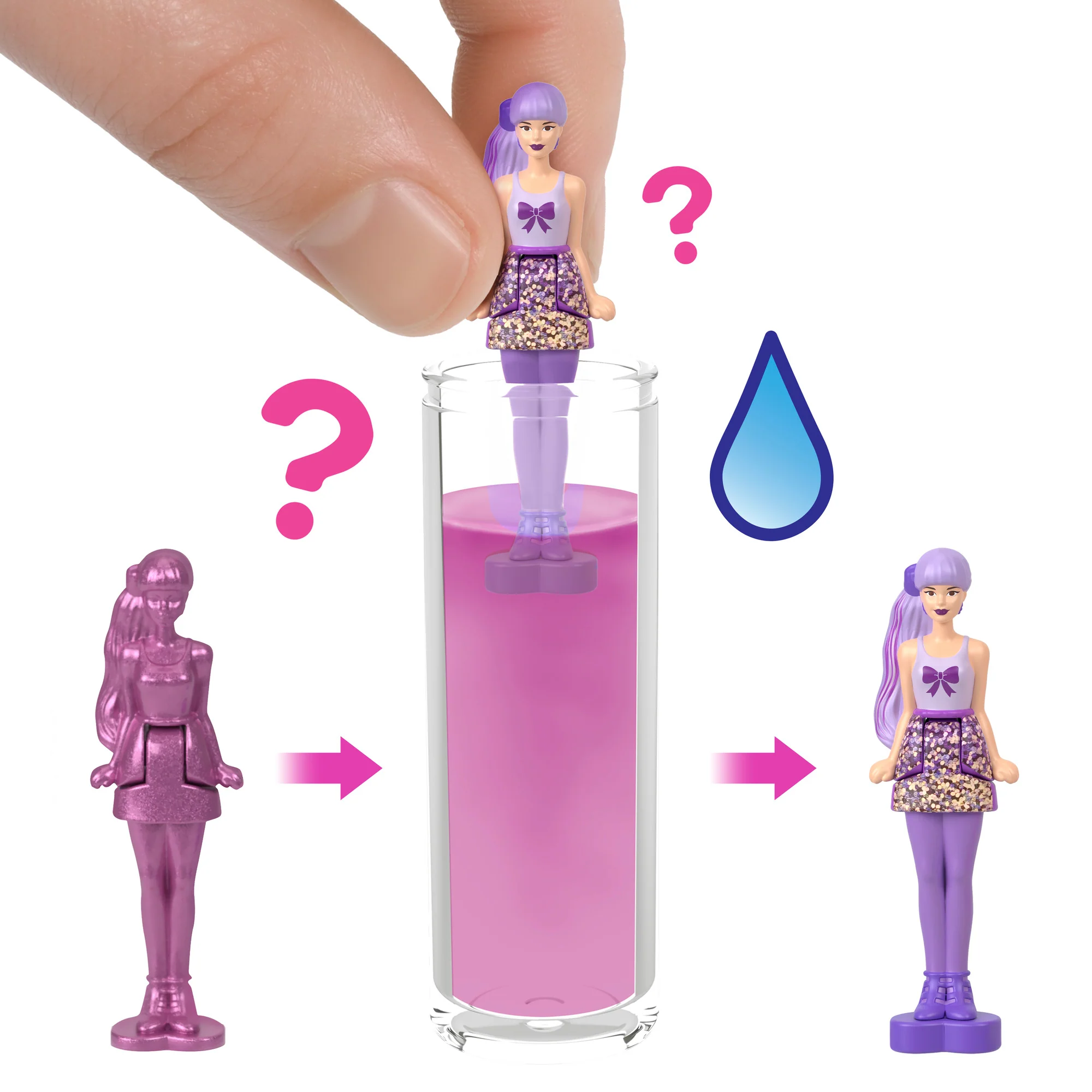 Barbie Mini BarbieLand Colour Reveal Dolls, Assorted - Image 3