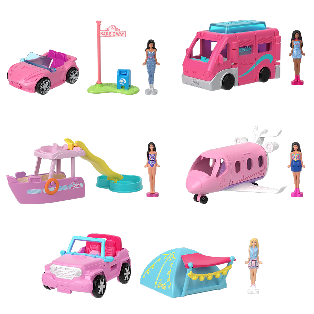 Barbie Mini BarbieLand Doll & Vehicle Set, Assorted