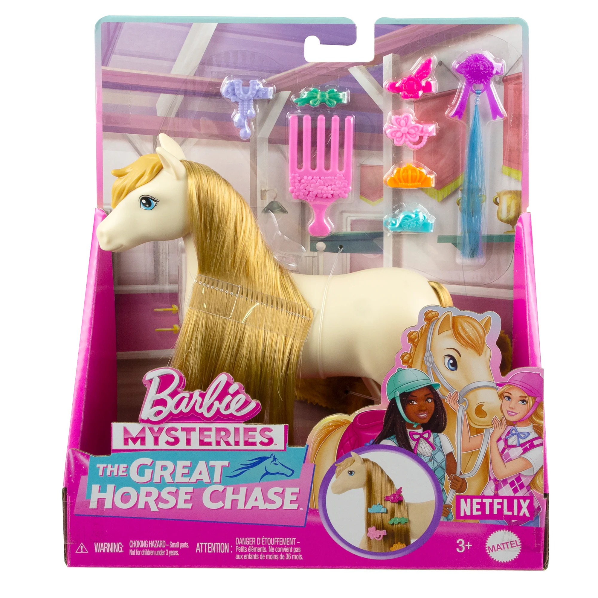 Barbie Mysteries The Great Horse Chase Tornado Pony and Accessories - Image 6