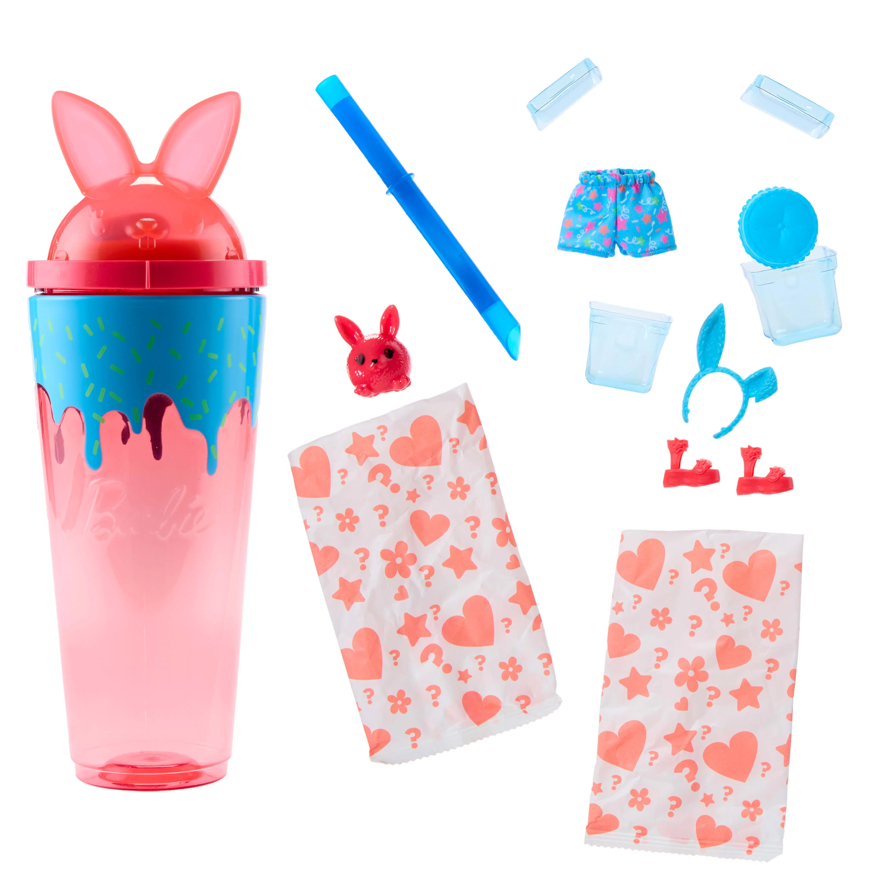 Barbie Pop Reveal Shakes Series Doll & Accessories Set, Scented Bright Bunny Fashion Doll - Image 3
