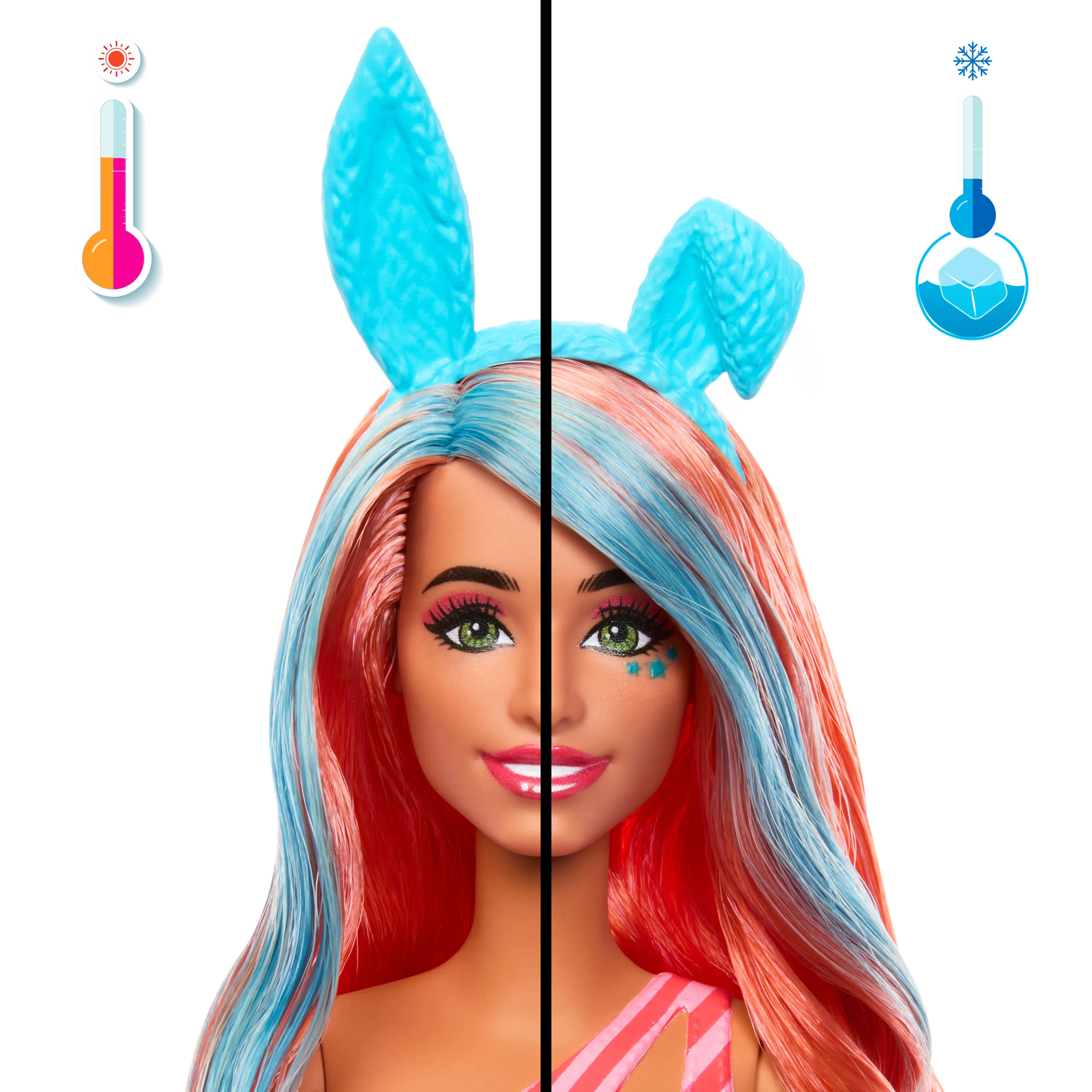 Barbie Pop Reveal Shakes Series Doll & Accessories Set, Scented Bright Bunny Fashion Doll - Image 5