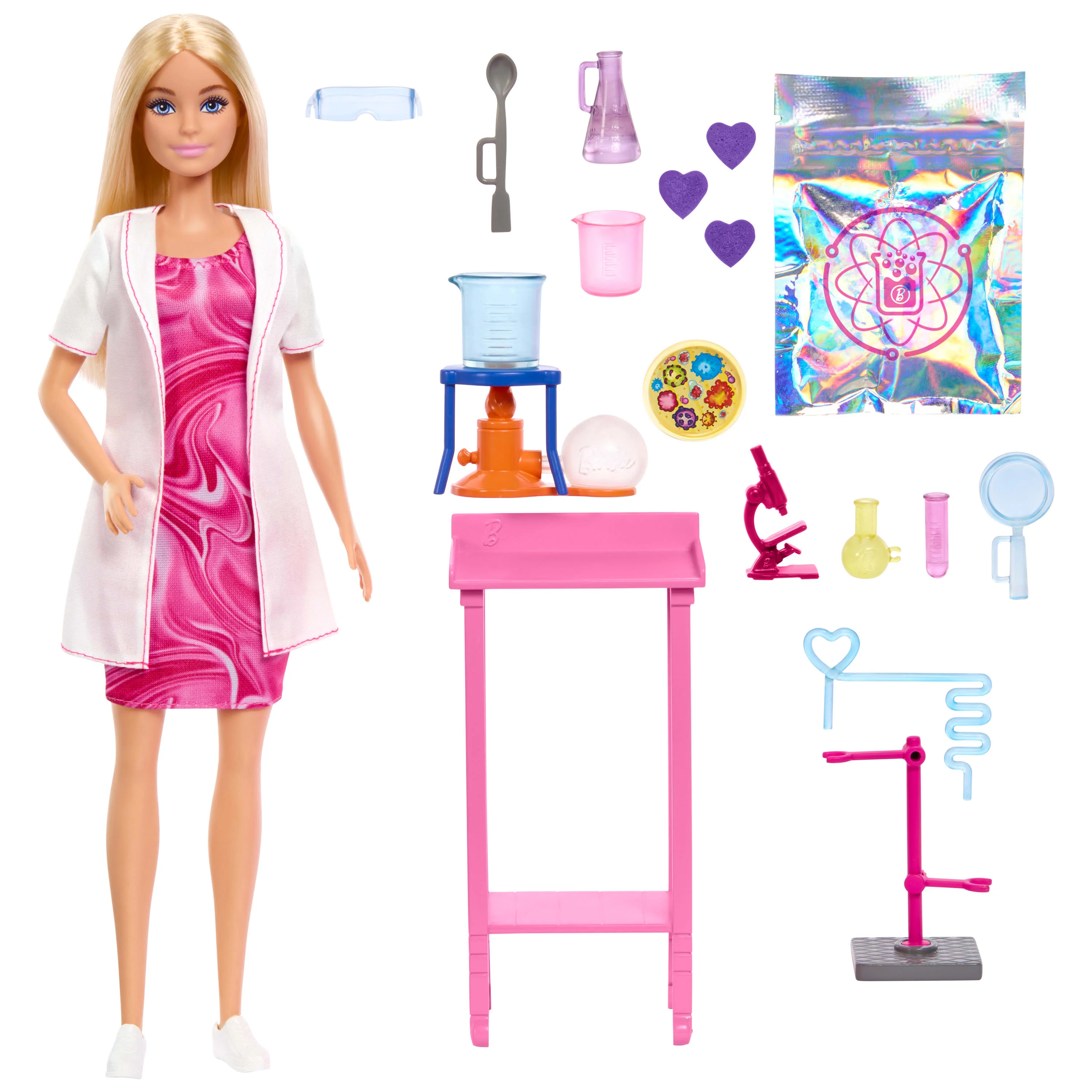Barbie Scientist Doll and Accessories with Blonde Fashion Doll - Image 2