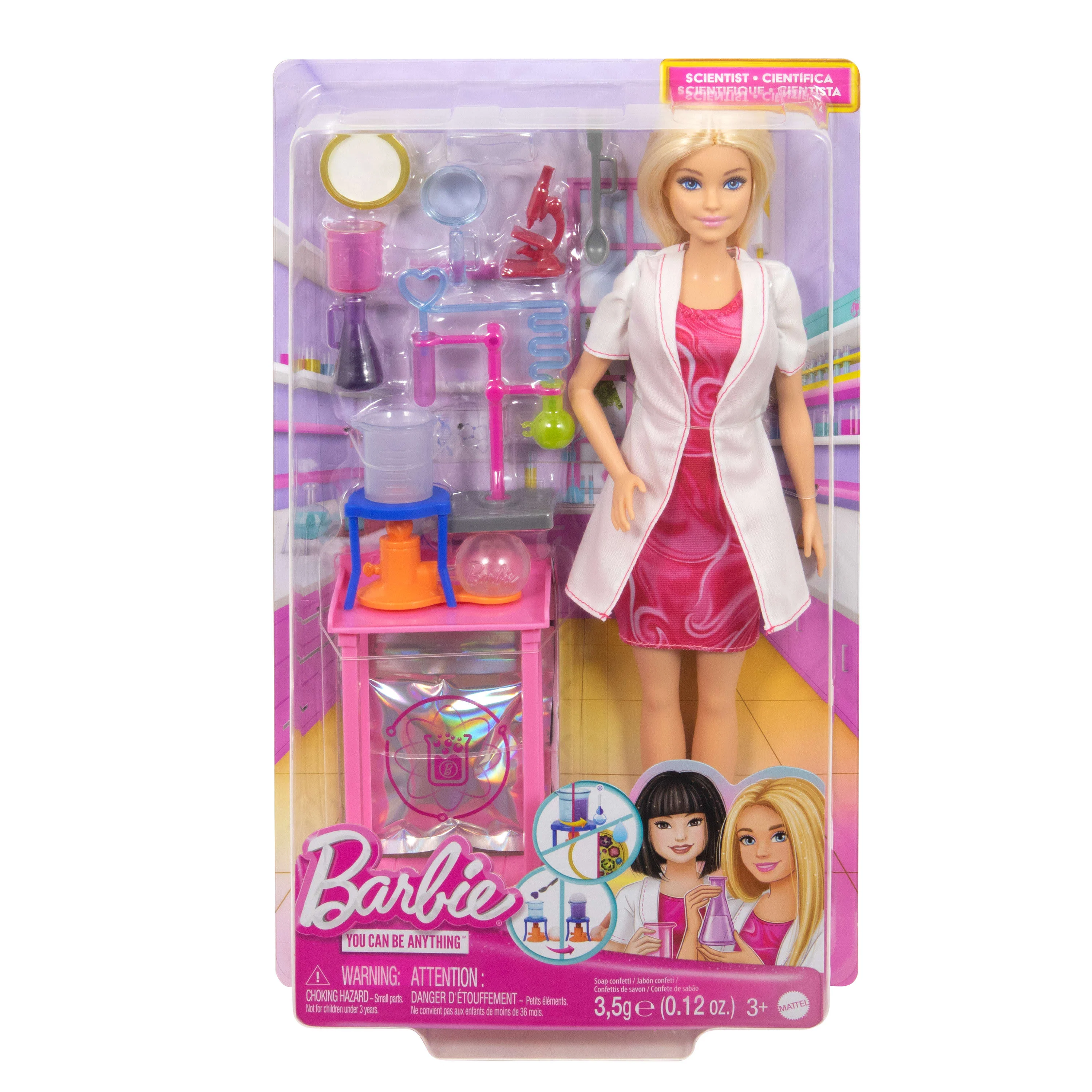 Barbie Scientist Doll and Accessories with Blonde Fashion Doll - Image 5
