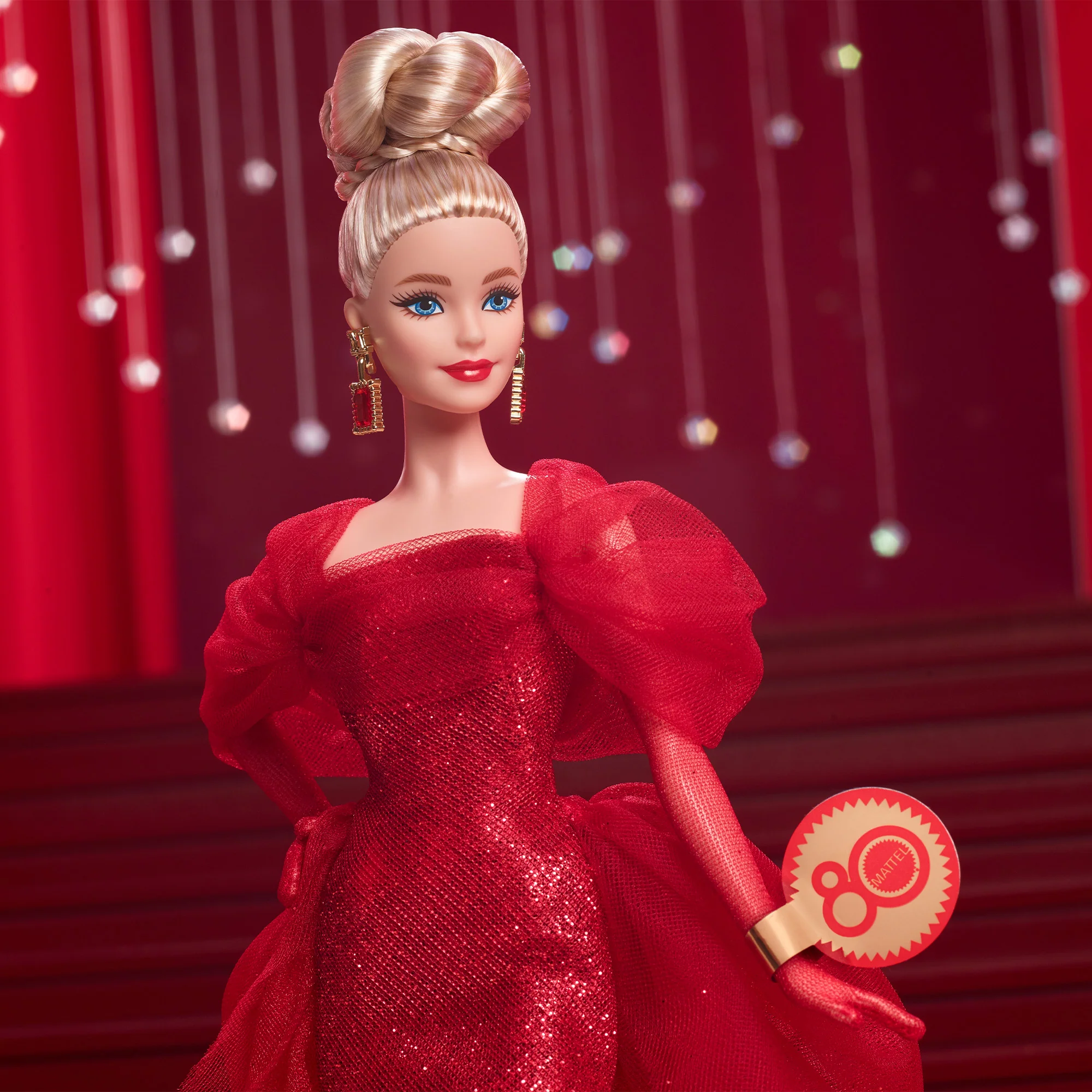 Barbie Signature Mattel 80th Anniversary Barbie Doll - Blonde - Image 4