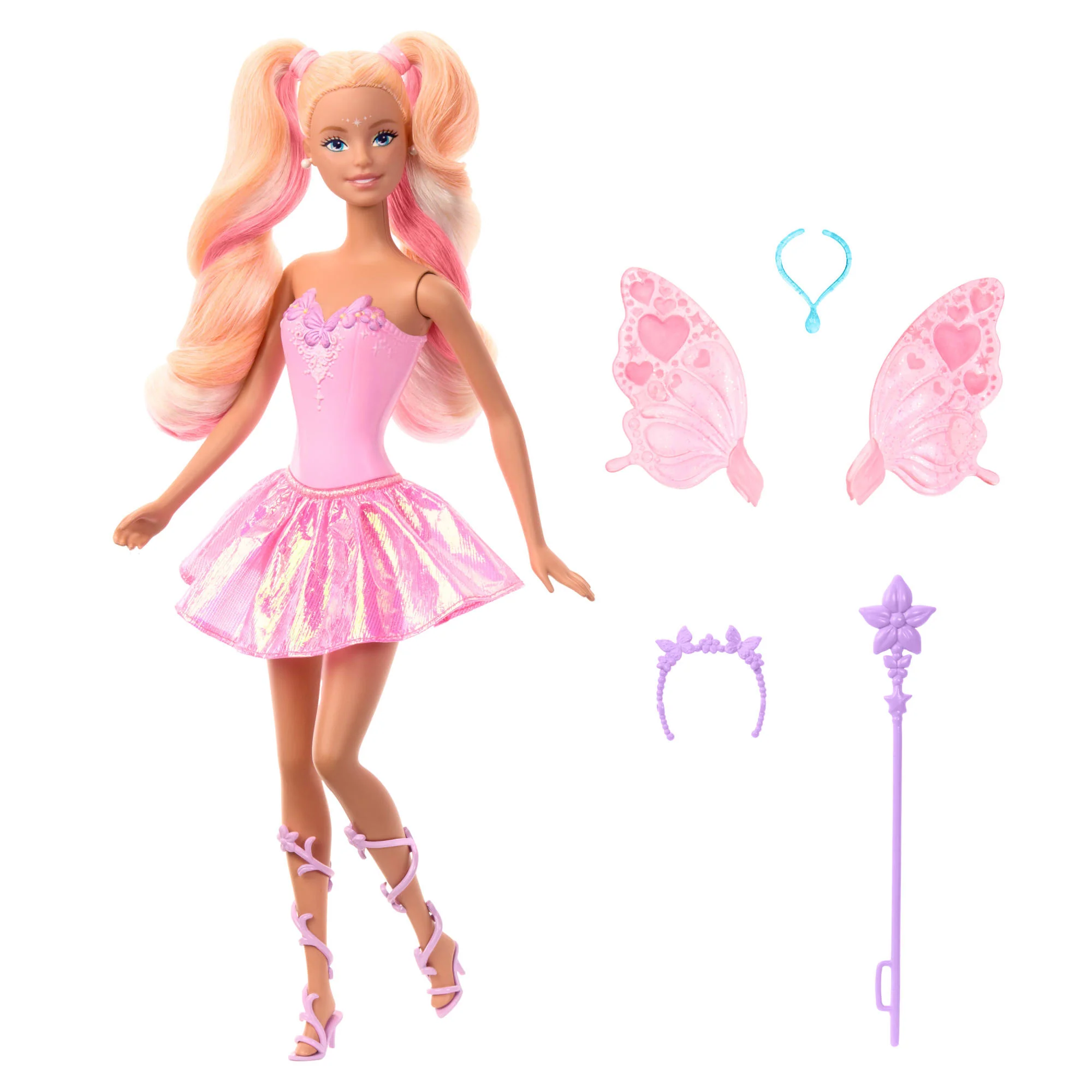 Bundle: 3 Barbie Fantasy Light-Up & Colour-Change Dolls - Image 4