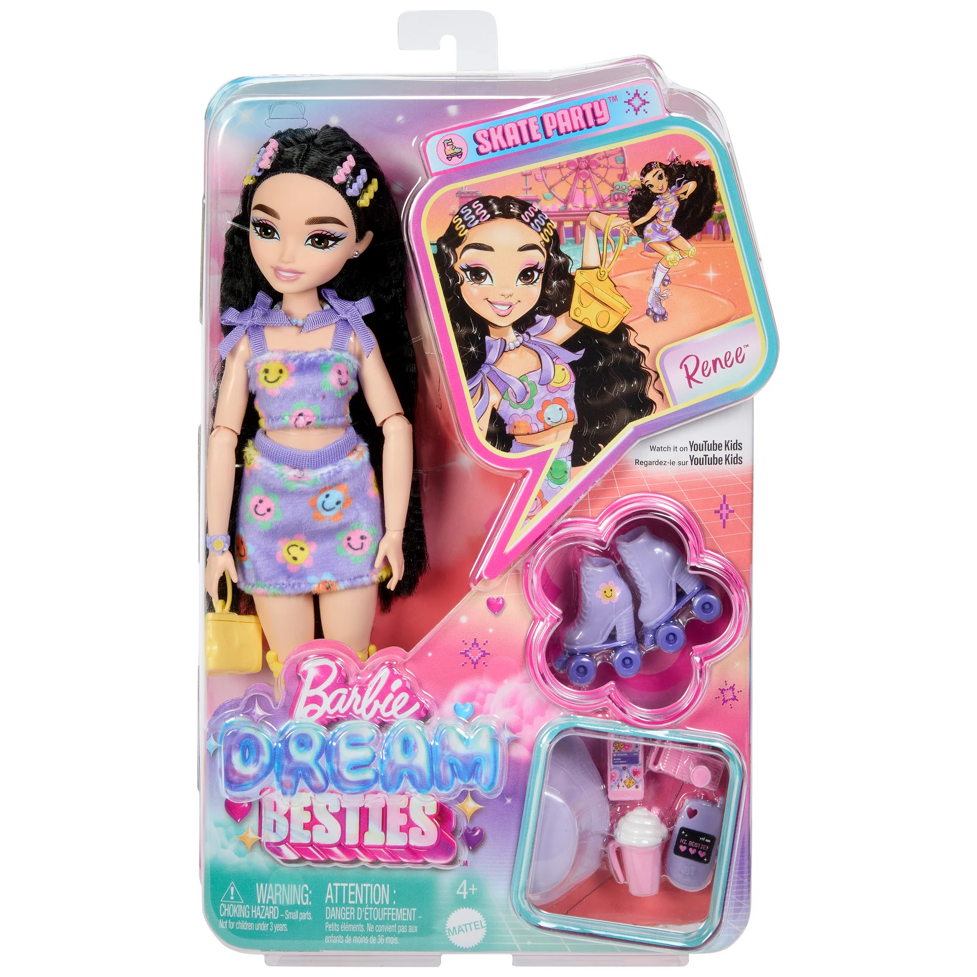 Bundle: Barbie Dream Besties Roller Skating 2 Pack - Renee & Brooklyn - Image 7