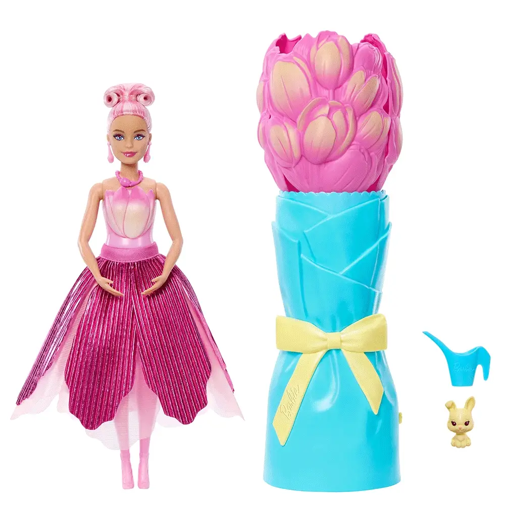 Bundle: Barbie Petal Pop Dolls and Accessories - 3 Dolls - Image 2