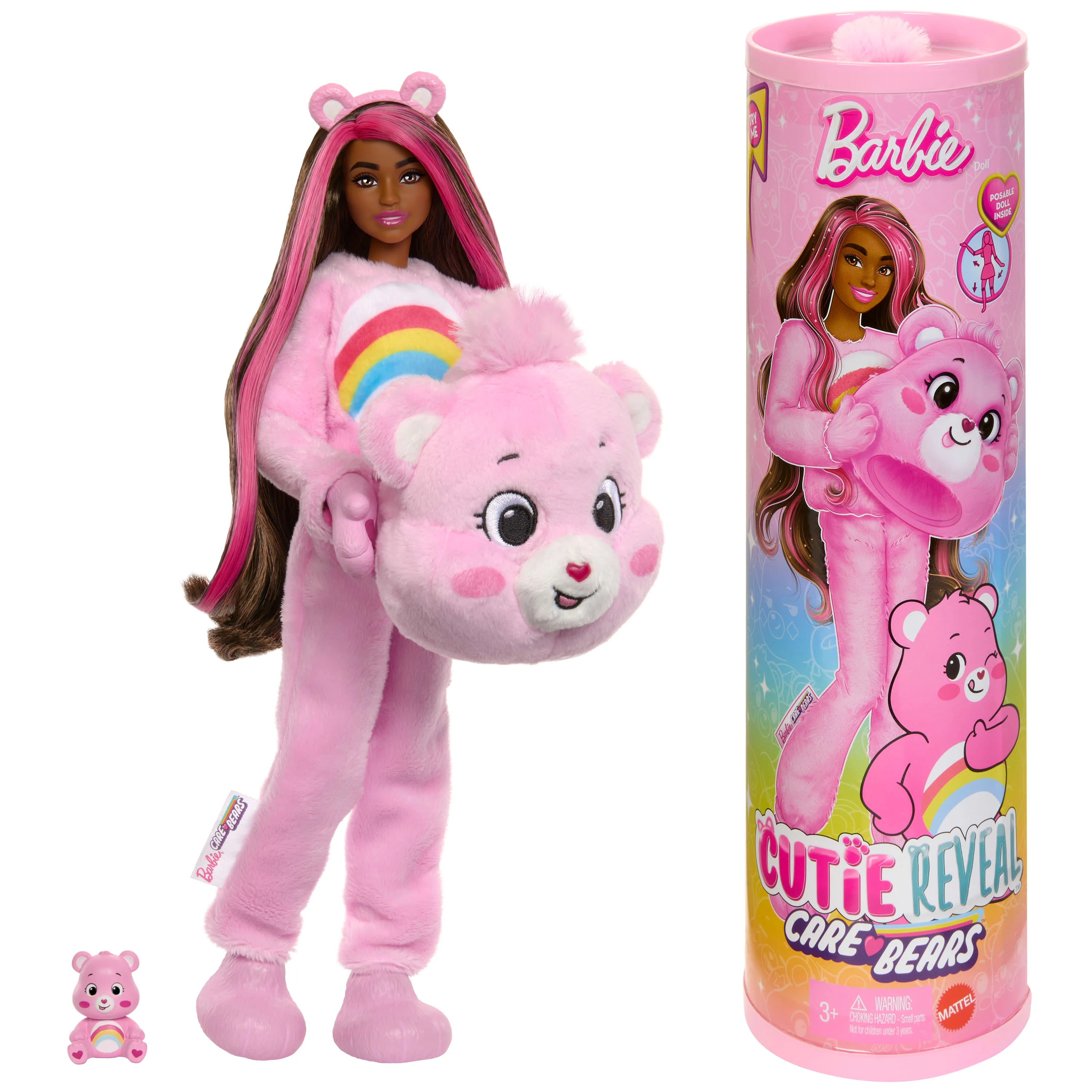 Bundle: Cutie Reveal Barbie x Care Bears 3 Pack - Image 3