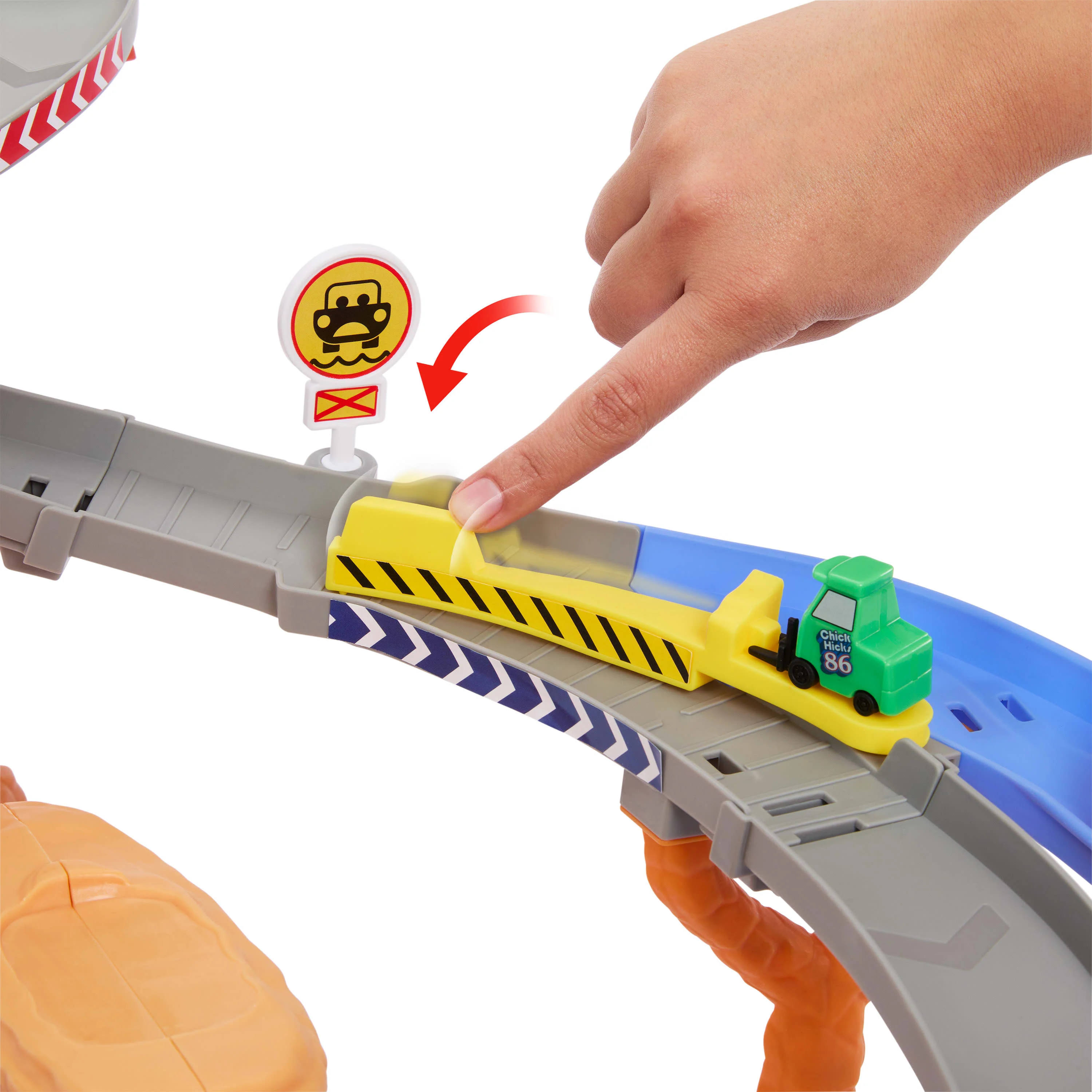 Disney and Pixar Cars Radiator Springs Race & Rescue Rescue Road Raceway Playset - Image 2