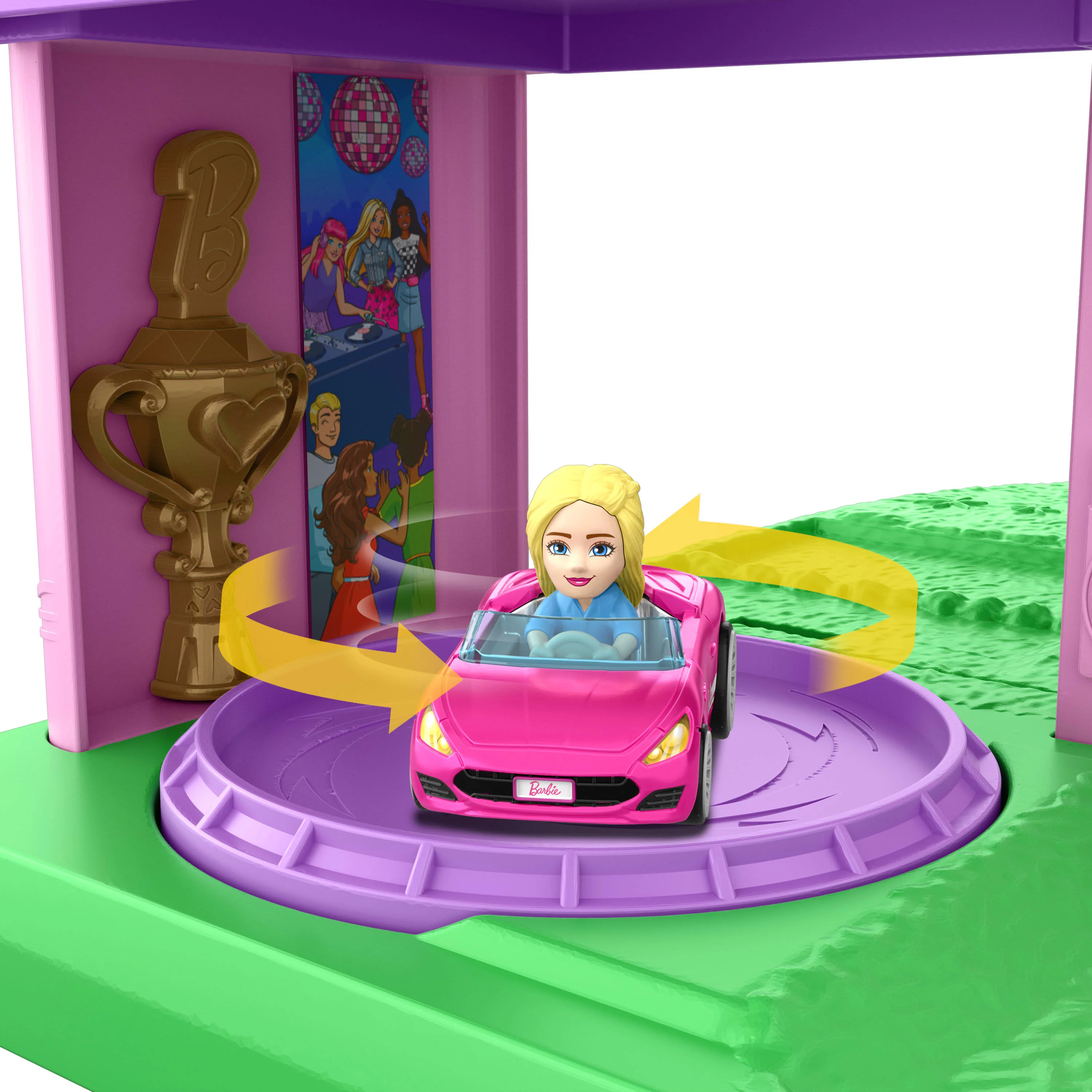 Hot Wheels RacerVerse Barbie Spiral Race Track Set - Image 5