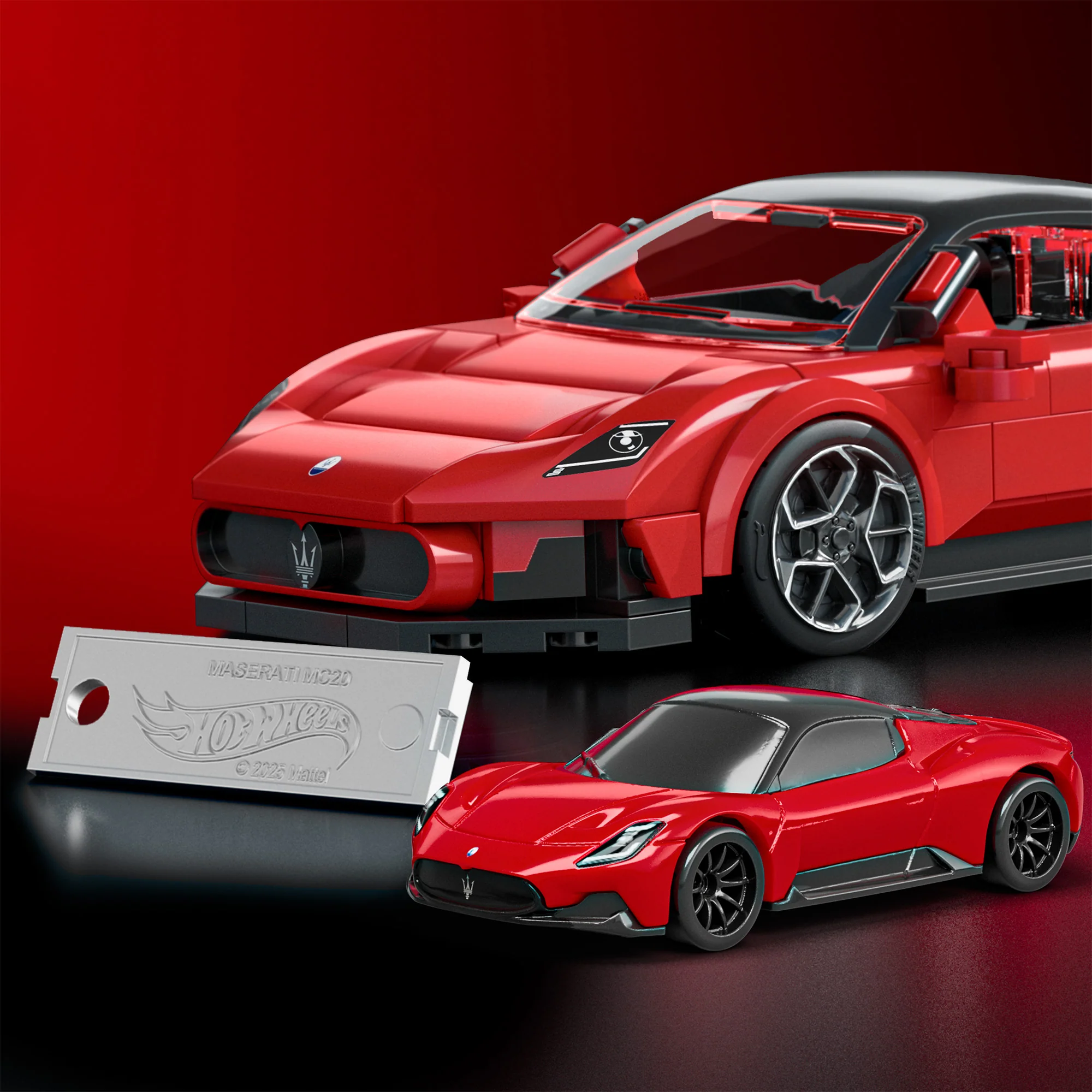 Bundle: Mattel Brick Shop Hot Wheels Speed Series Audi, Maserati & Cadillac Set - Image 12