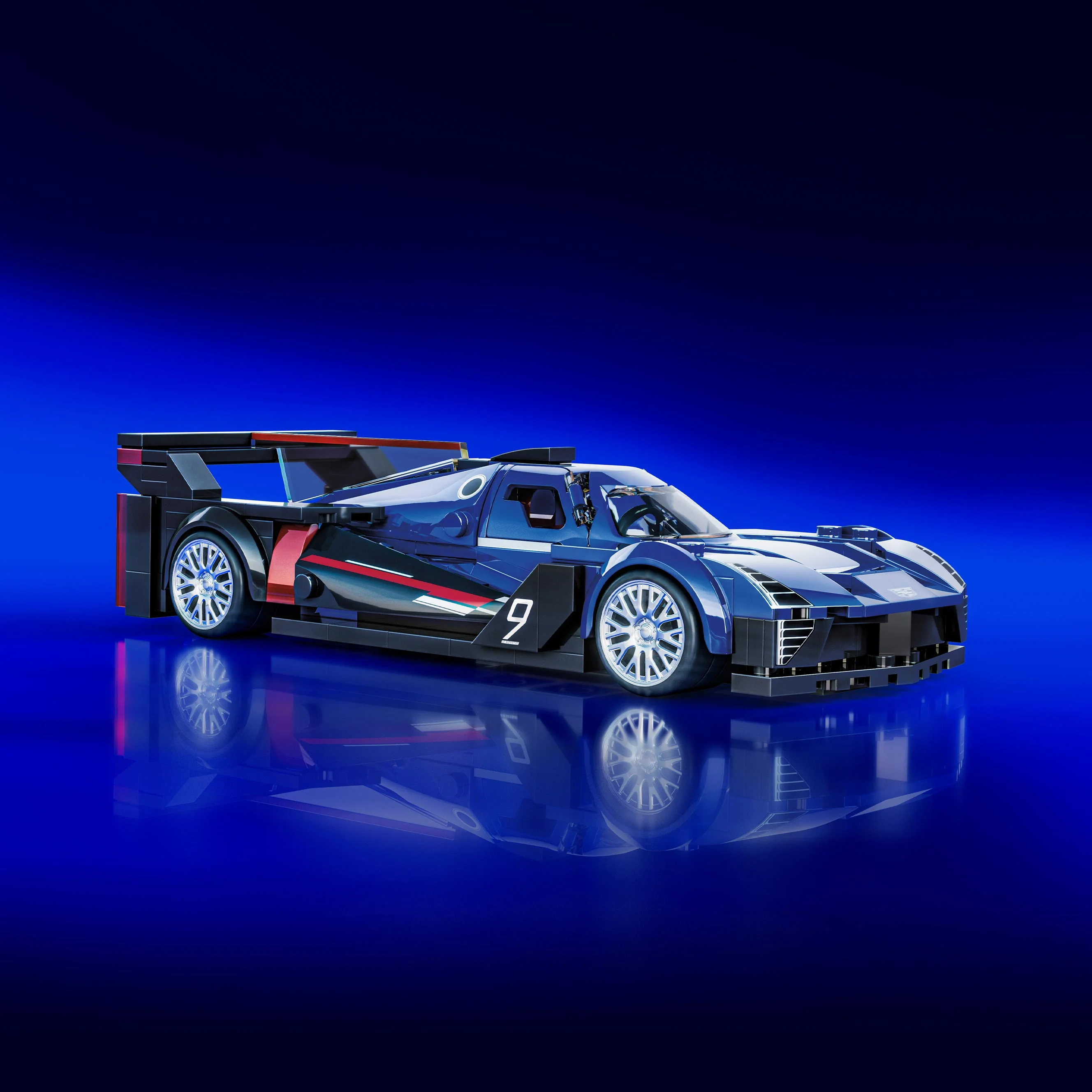 Bundle: Mattel Brick Shop Hot Wheels Speed Series Audi, Maserati & Cadillac Set - Image 17