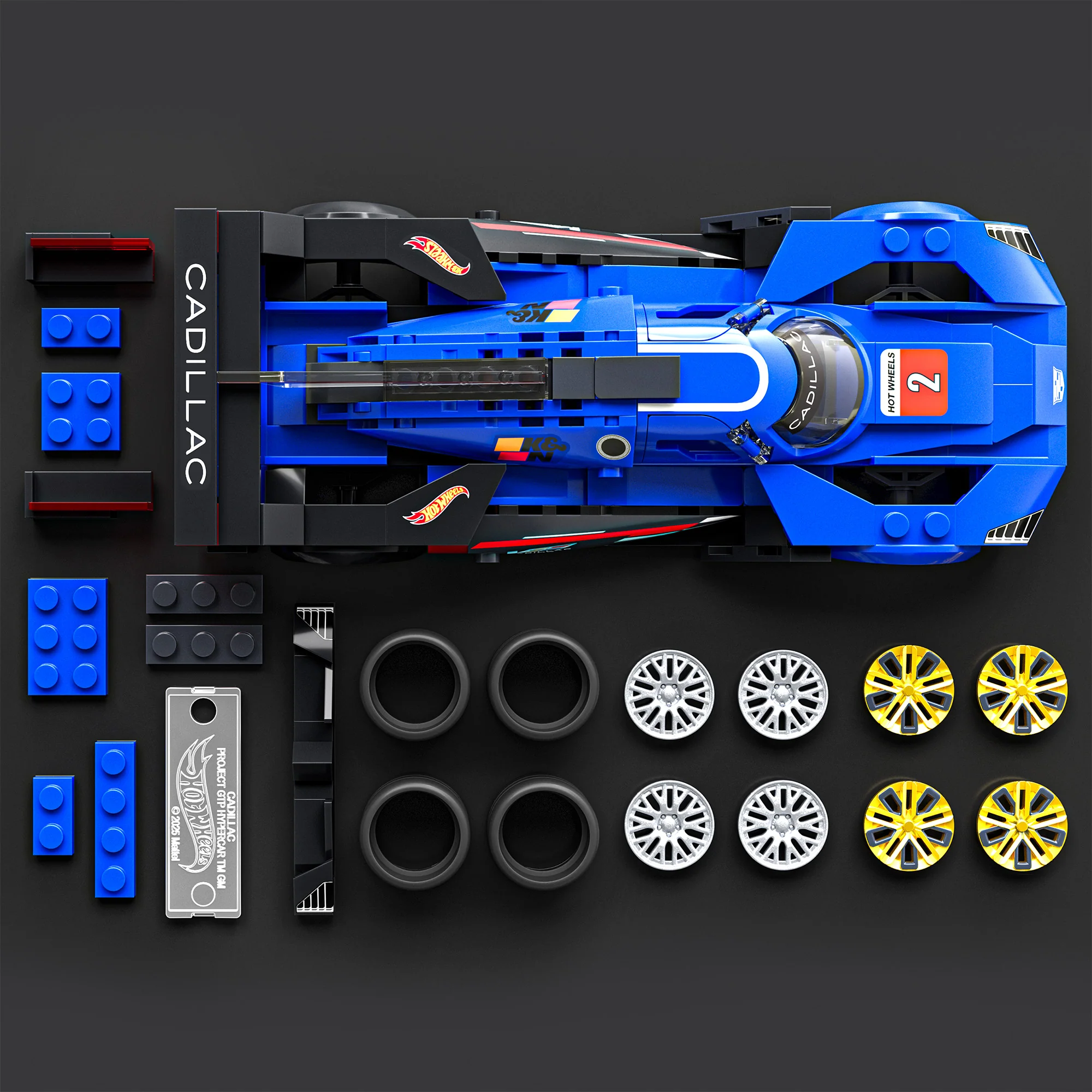Bundle: Mattel Brick Shop Hot Wheels Speed Series Audi, Maserati & Cadillac Set - Image 21
