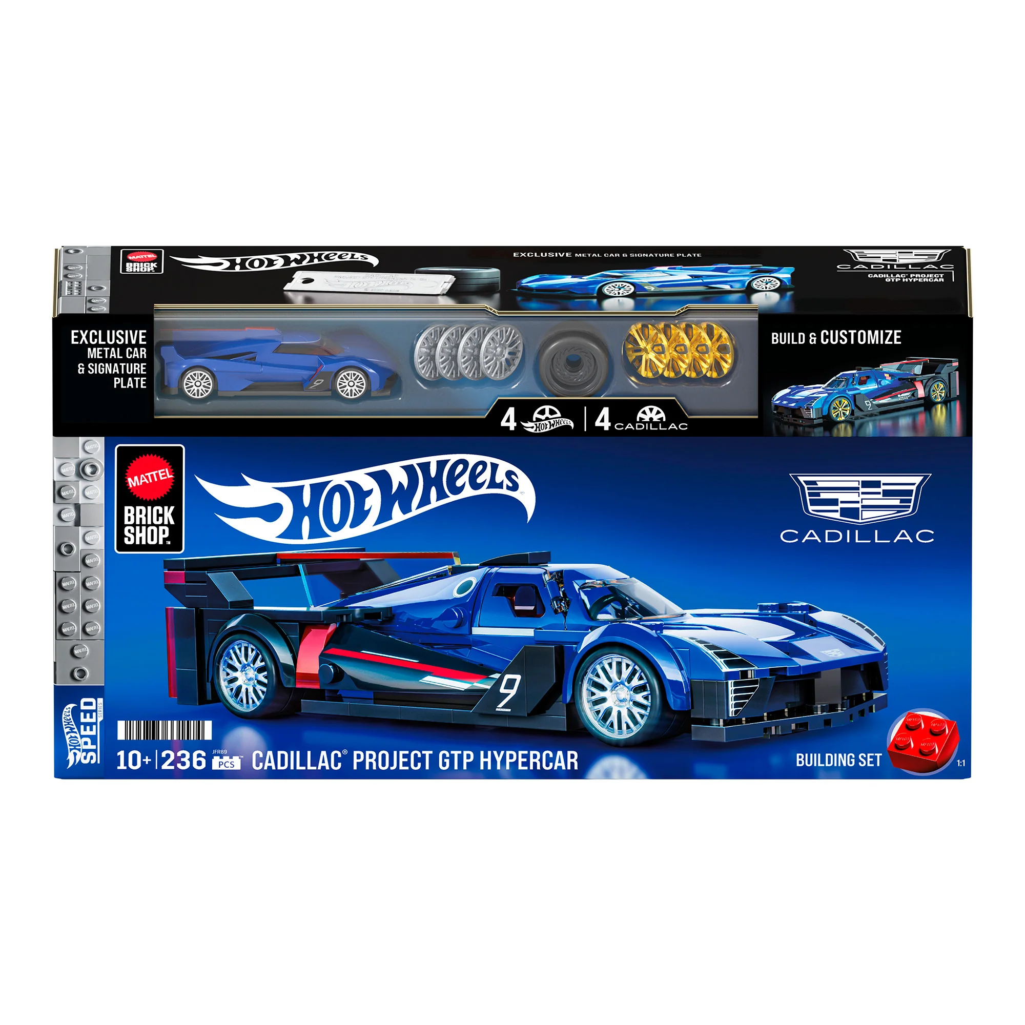 Bundle: Mattel Brick Shop Hot Wheels Speed Series Audi, Maserati & Cadillac Set - Image 22
