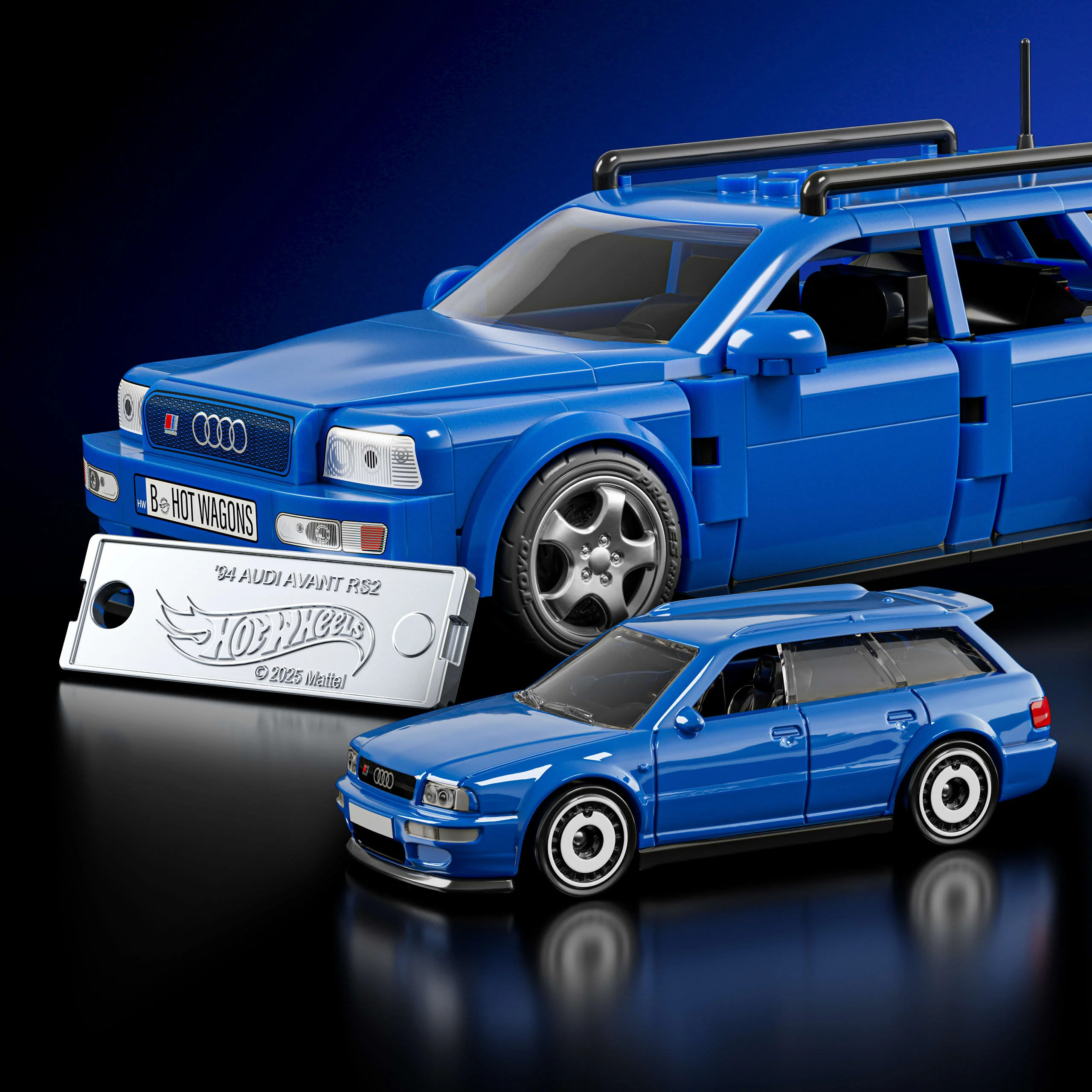 Bundle: Mattel Brick Shop Hot Wheels Speed Series Audi, Maserati & Cadillac Set - Image 5