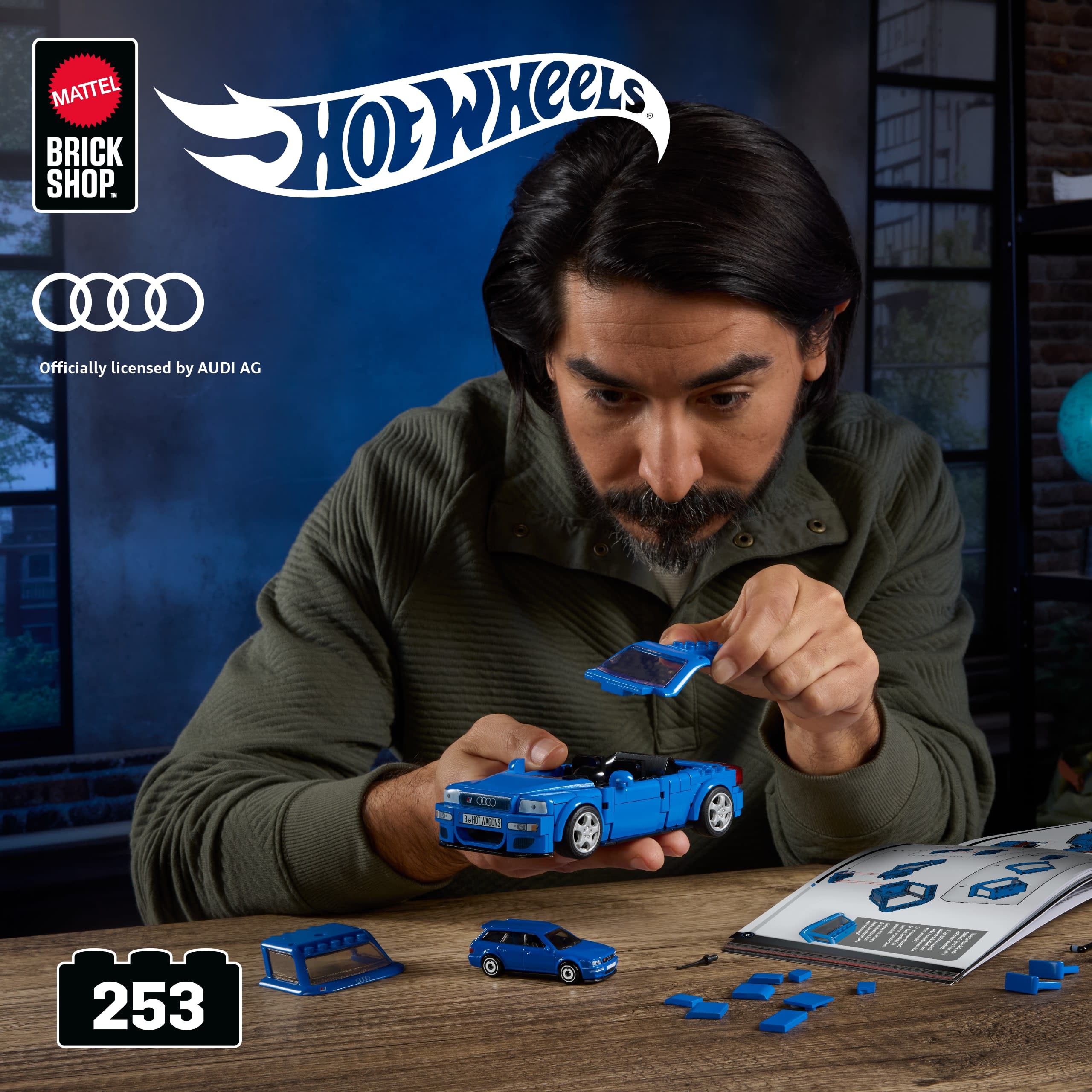 Bundle: Mattel Brick Shop Hot Wheels Speed Series Audi, Maserati & Cadillac Set - Image 7