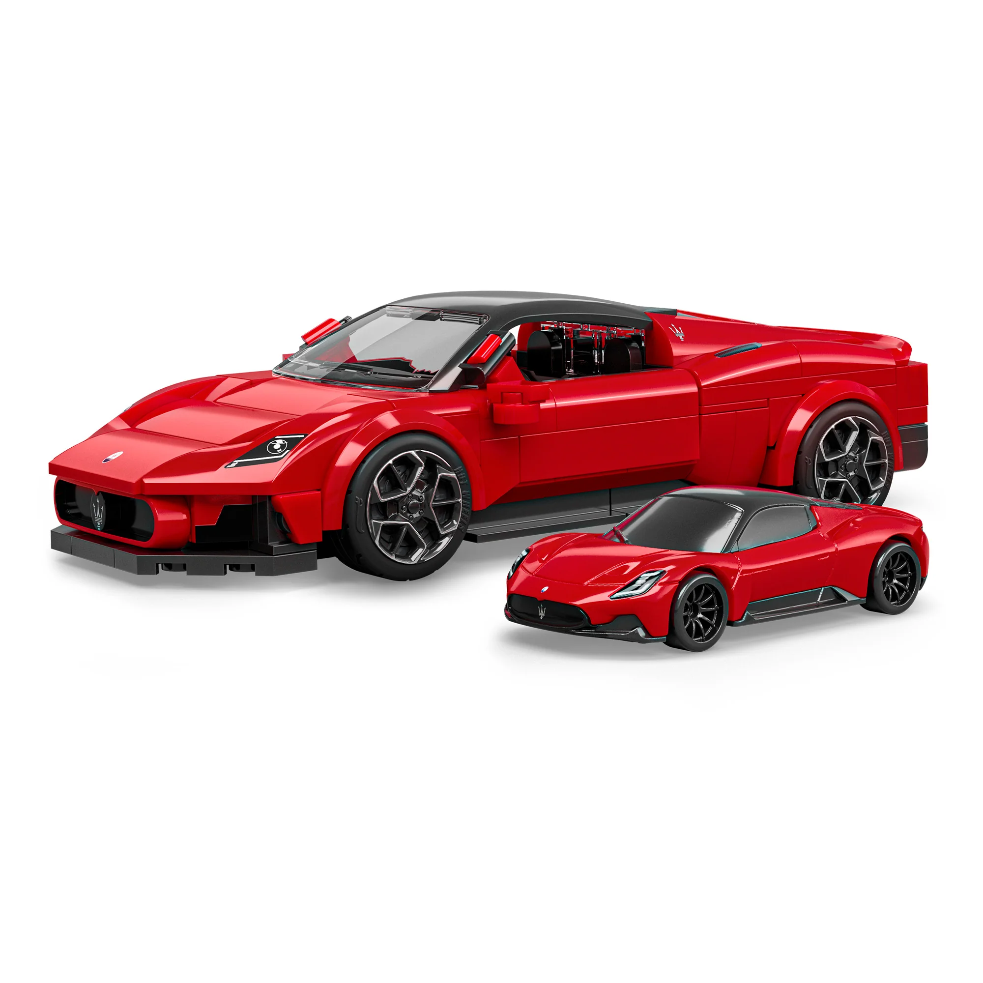 Bundle: Mattel Brick Shop Hot Wheels Speed Series Audi, Maserati & Cadillac Set - Image 8