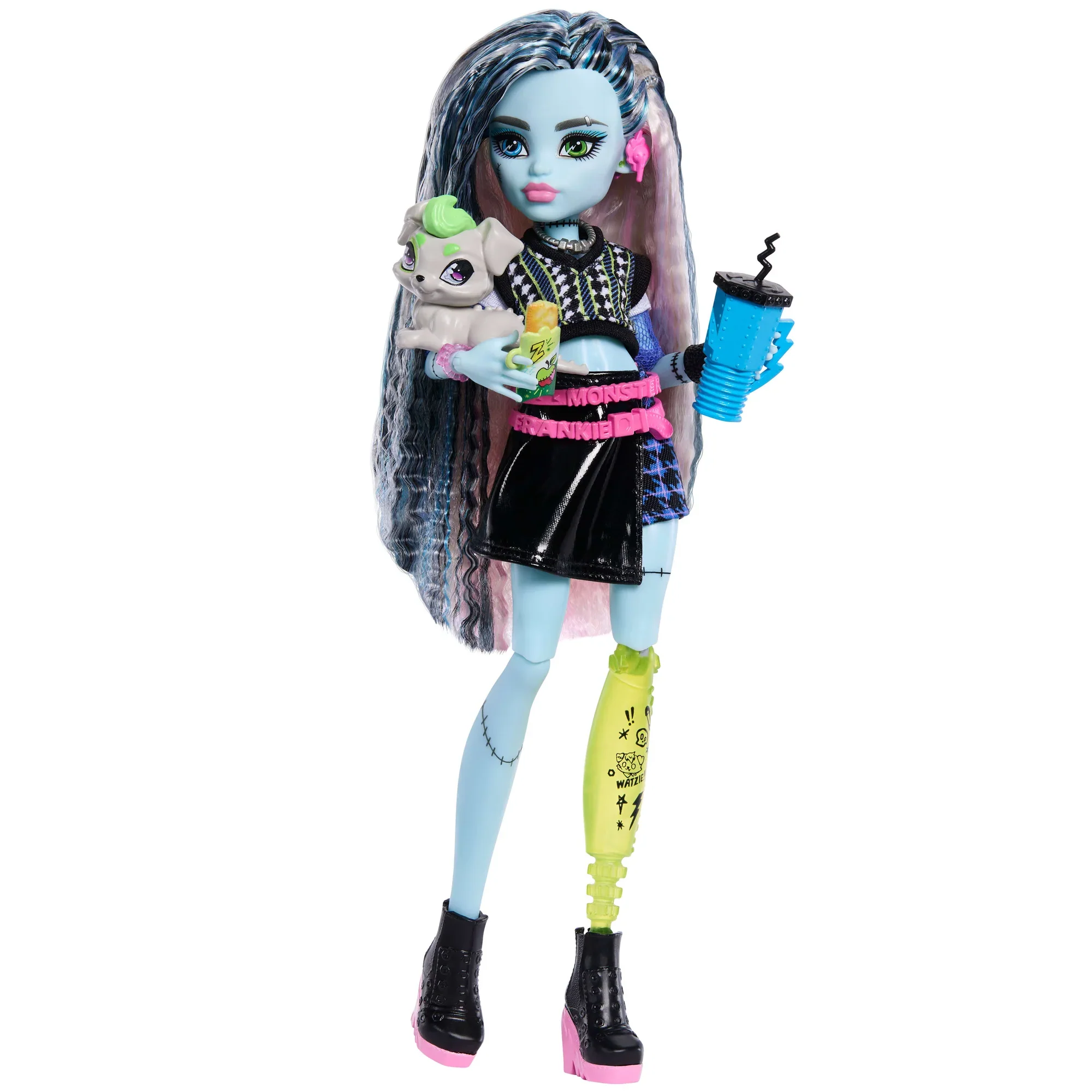 Bundle: Monster High - 4 Dolls; Frankie Stein, Lagoona Blue, Draculaura and Cleo De Nile - Image 4