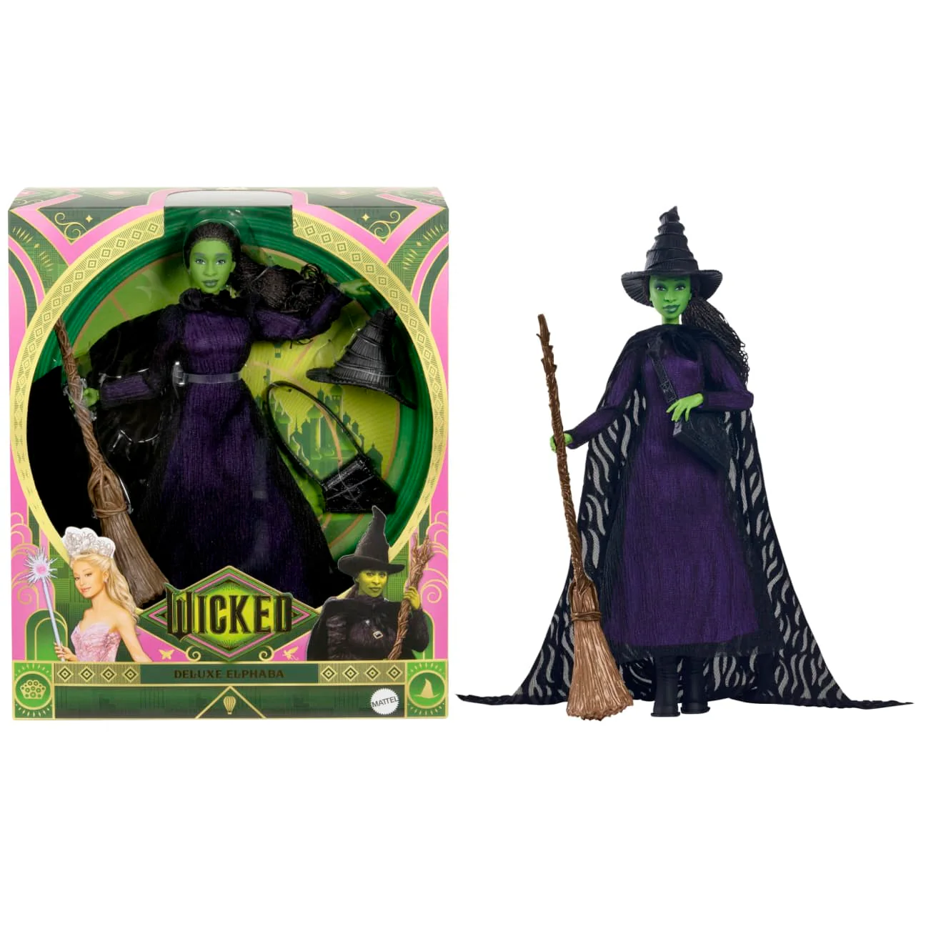 Bundle: Wicked Deluxe Glinda & Wicked Deluxe Elphaba Dolls - Image 7