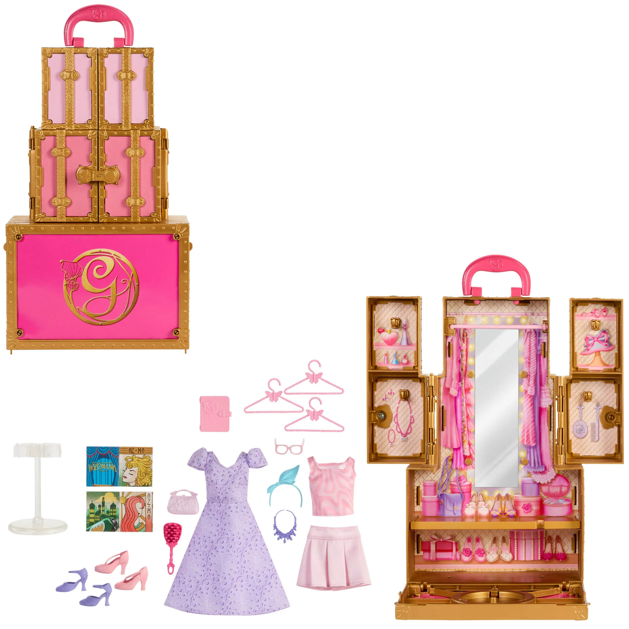 Bundle: Wicked's Glinda Fashion Doll & Glamorous Closet - Image 9