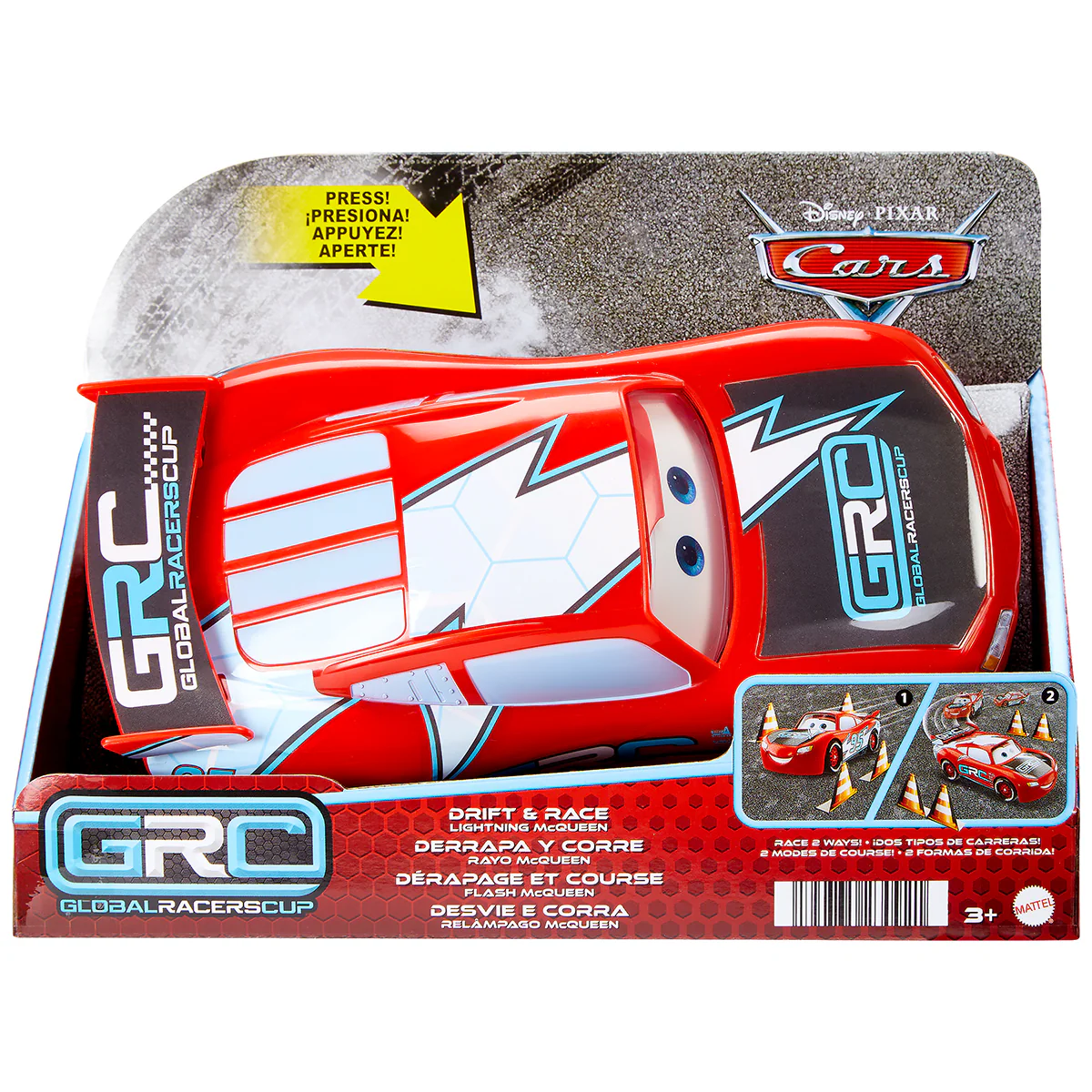 Disney And Pixar Cars Global Racers Cup Drift & Race Lightning Mcqueen - Image 8