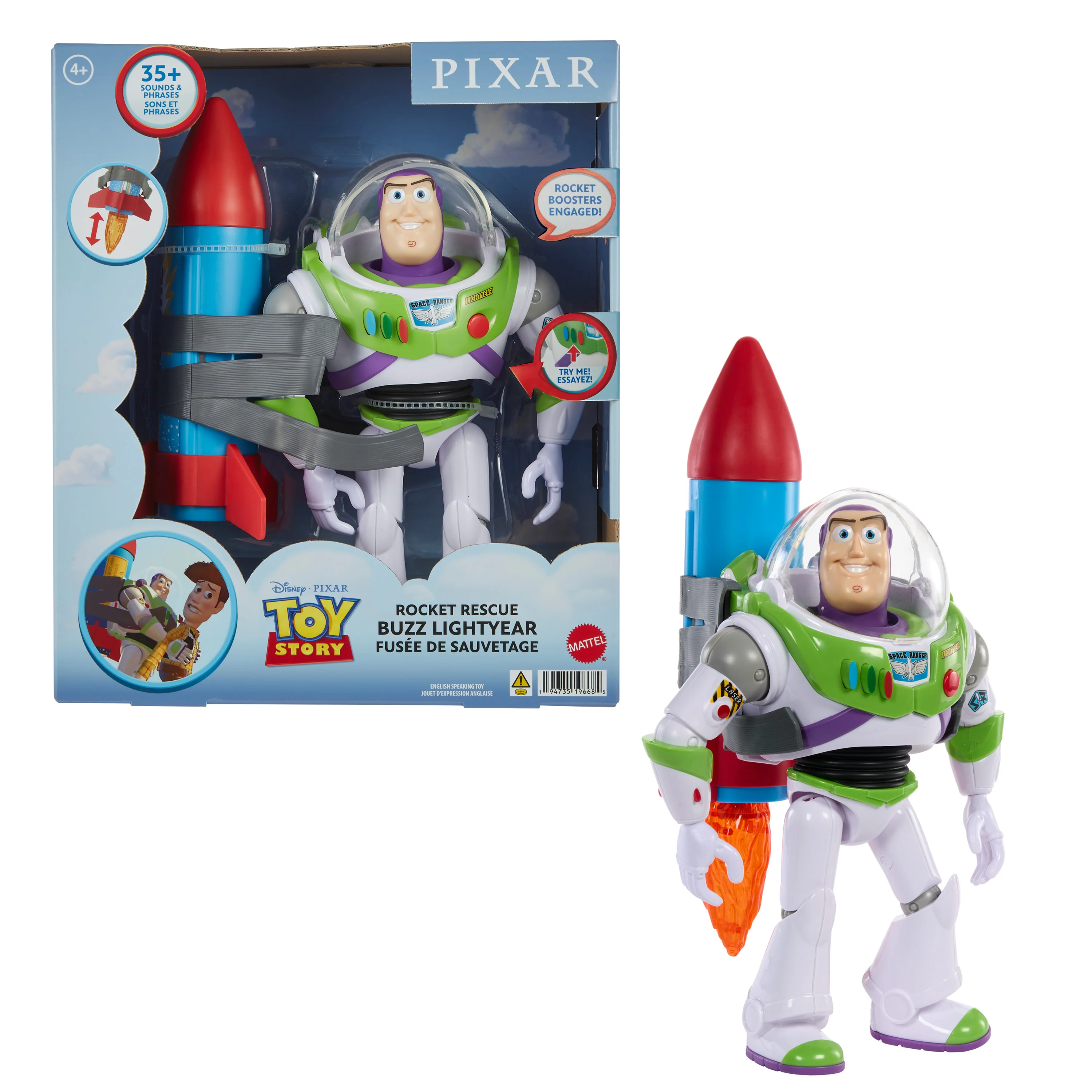 Disney and Pixar Toy Story Rocket Rescue Buzz Lightyear - Image 6