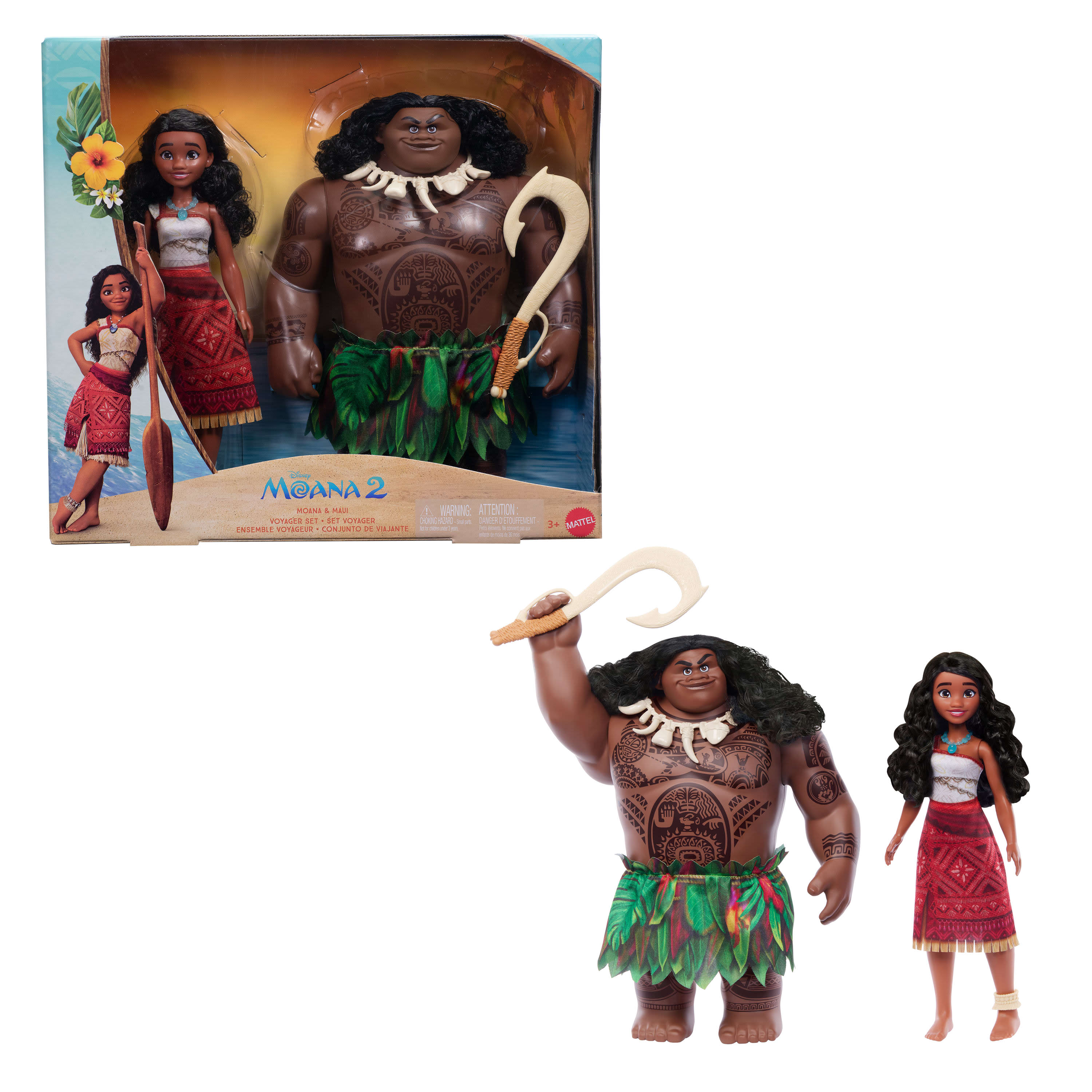 Disney Moana 2 Moana & Maui Voyager Fashion Doll Set - Image 5