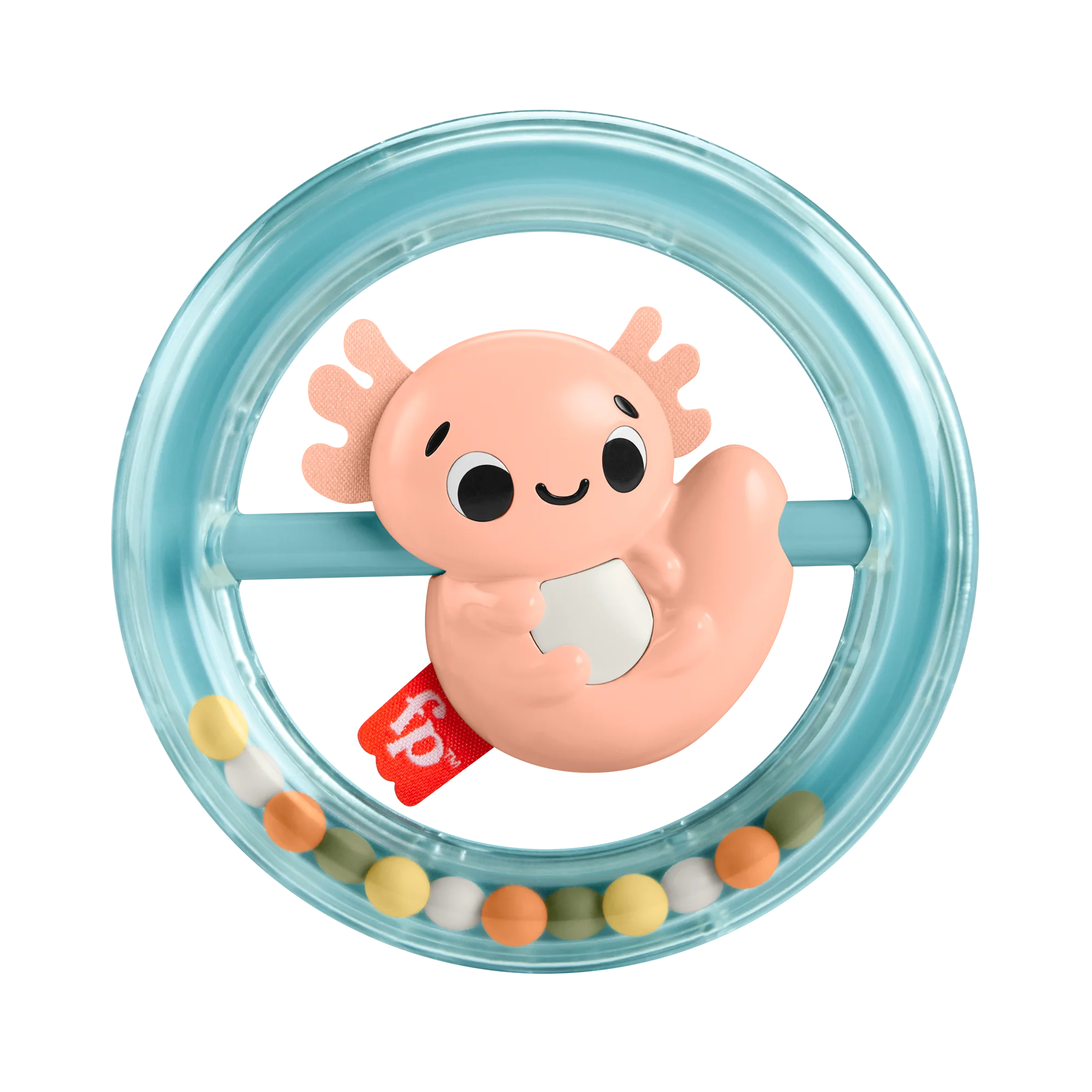 Fisher-Price Animal Themed Baby Teether Rattle & Clacker for Newborns - Assorted* - Image 3