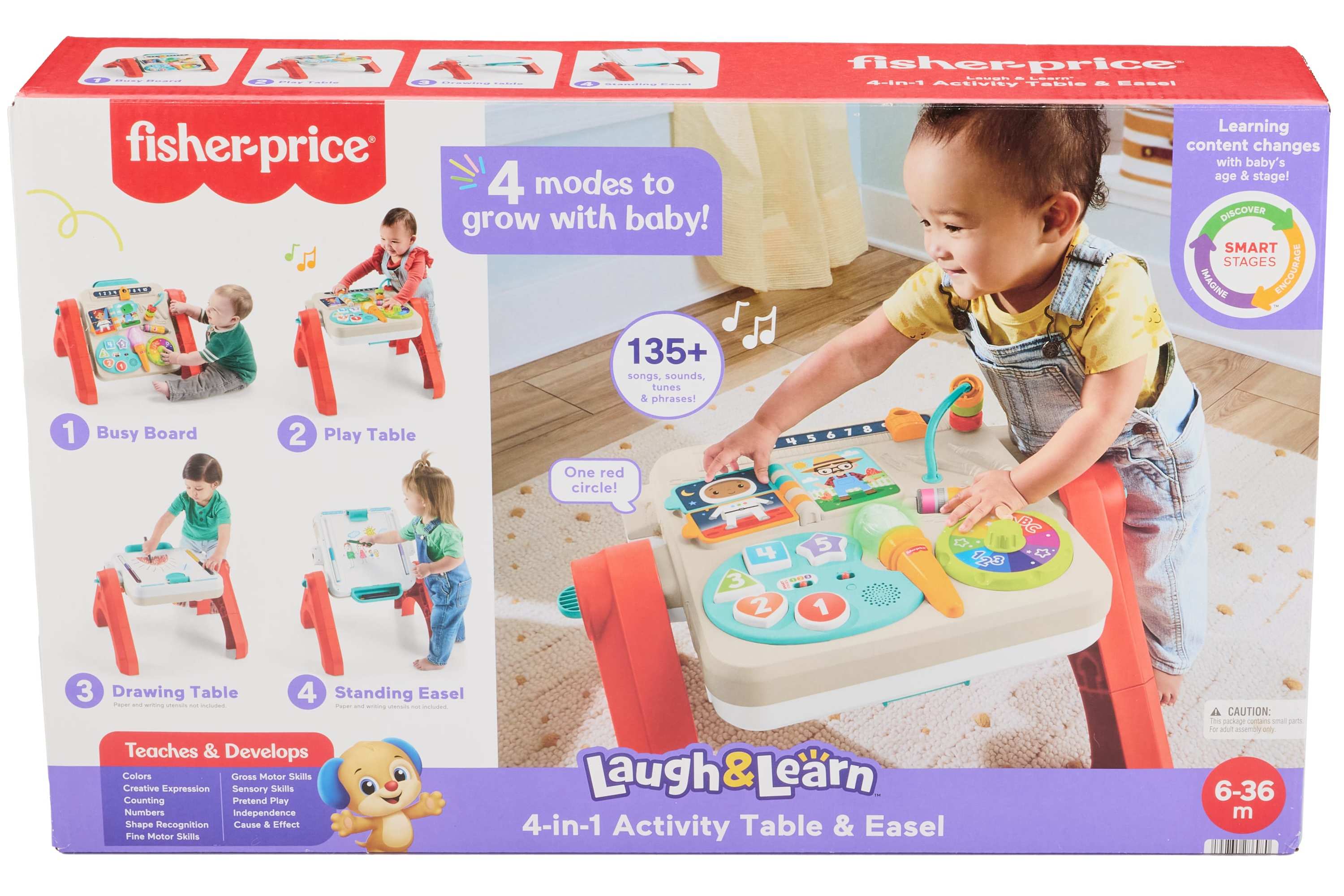 Fisher-Price Laugh & Learn 4-in-1 Activity Table & Easel - Image 6