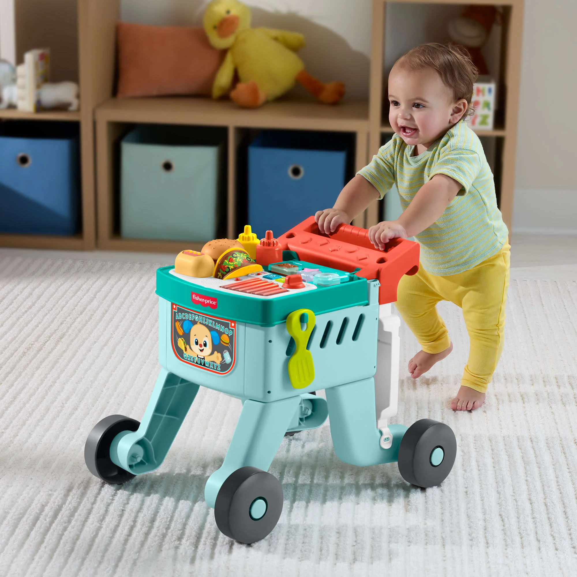 Fisher-Price Laugh & Learn 4-in-1 Snack Cart Walker - Image 2