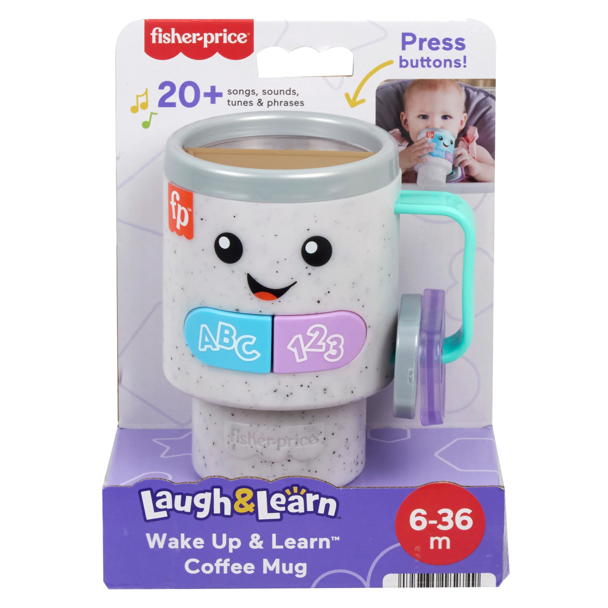 Fisher-Price Laugh & Learn Wake Up & Learn Coffee Mug - Image 7