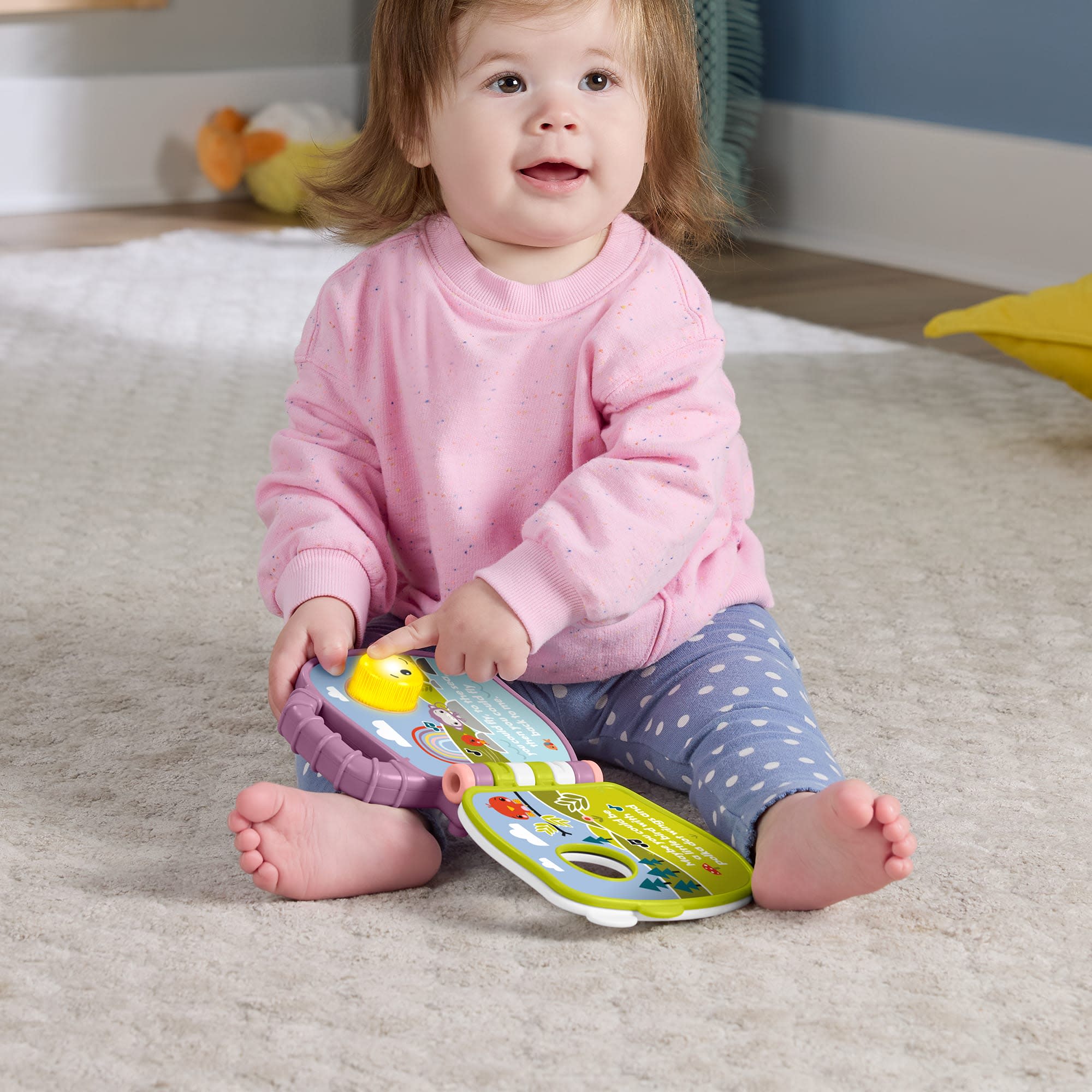 Fisher-Price Purple Monkey Musical Storybook - Image 2