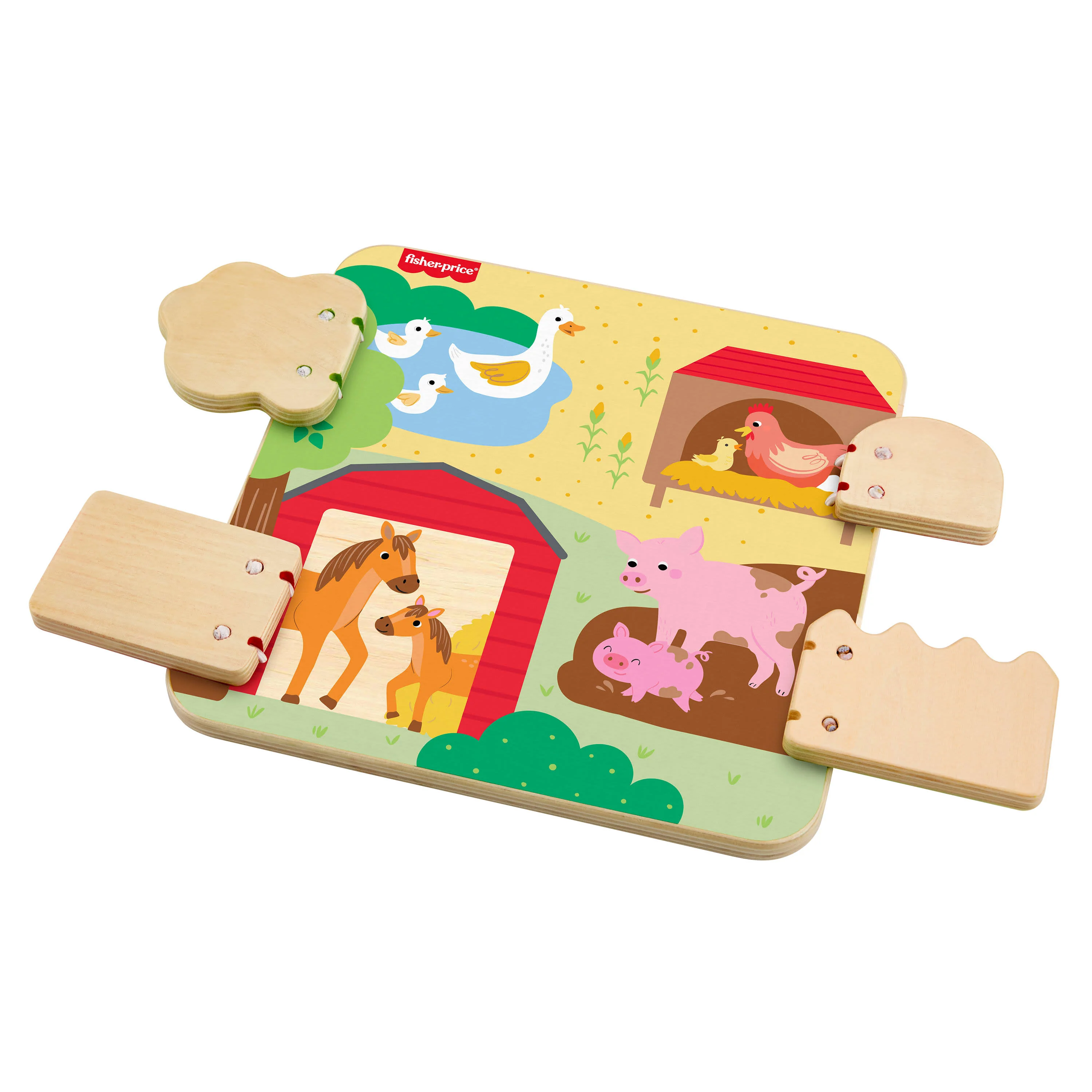 Fisher-Price Wooden Farm Animals Board - Image 4