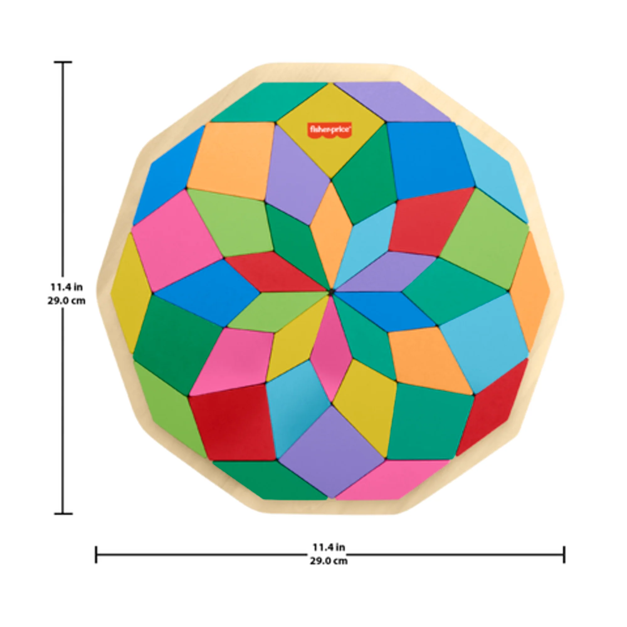 Fisher-Price Wooden Mandala Puzzle - Image 6