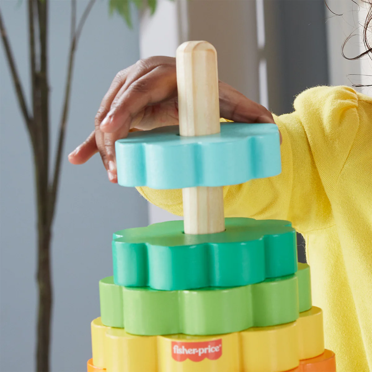 Fisher-Price Wooden Ring Stacker - Image 7