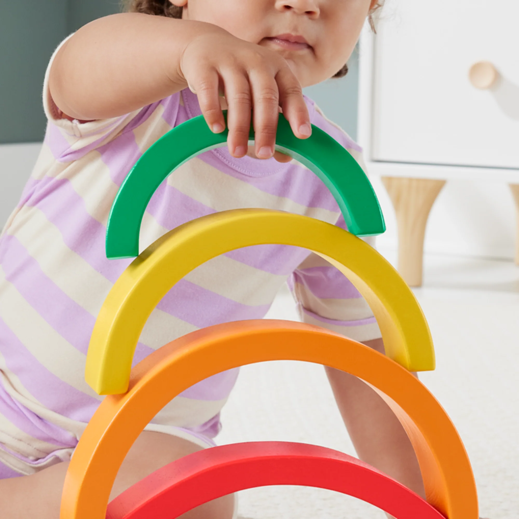 Fisher-Price Wooden Stacking Rainbow - Image 6
