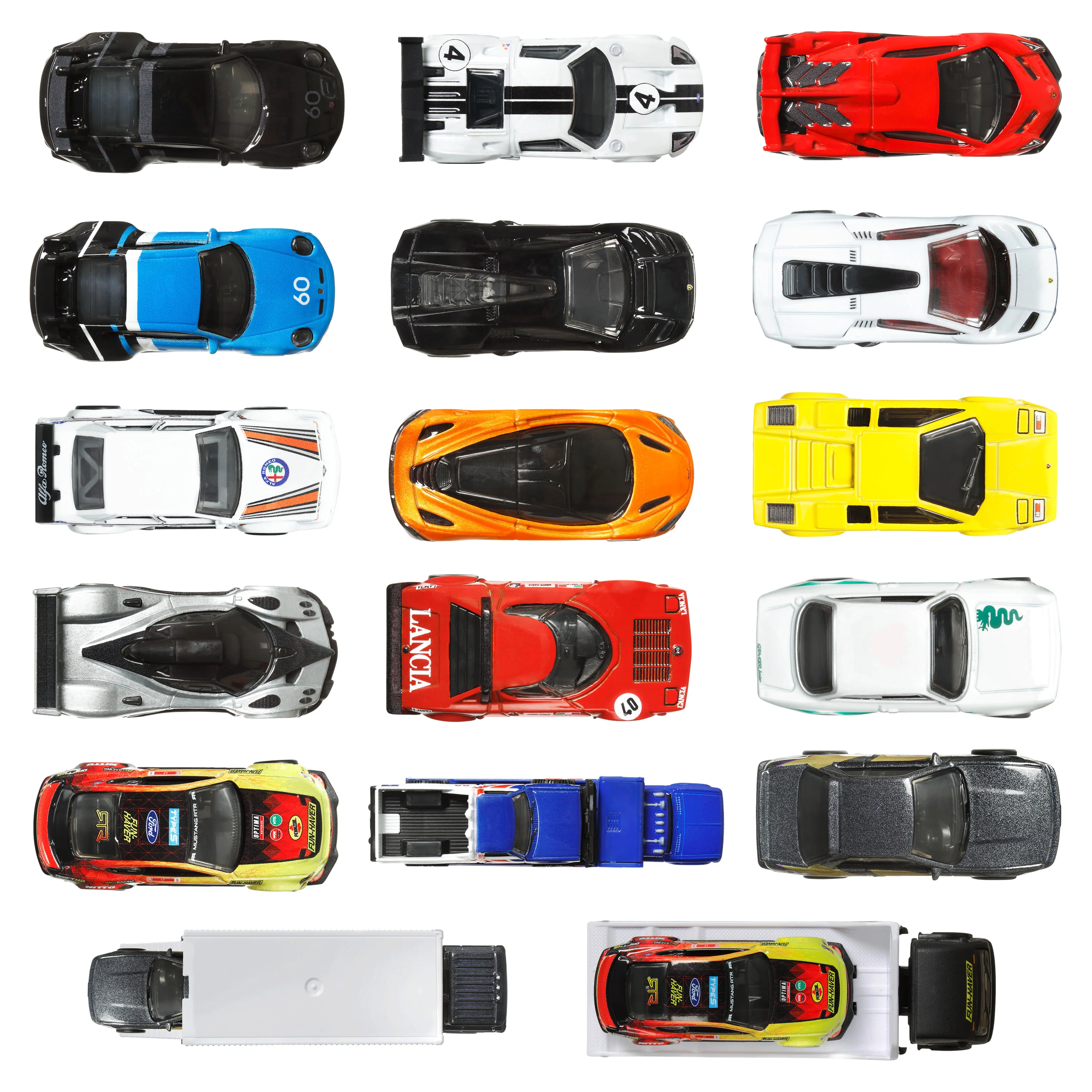 Hot Wheels Car Culture & Team Transport Factory Set of 18 Premium Toy Vehicles (Styles May Vary) - Image 4