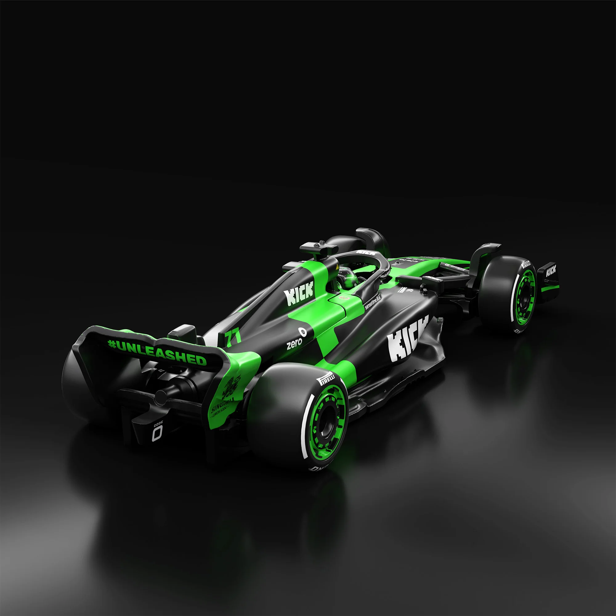 Hot Wheels® F1® Series: Stake F1® Team KICK Sauber C44 Car #77 - Image 3