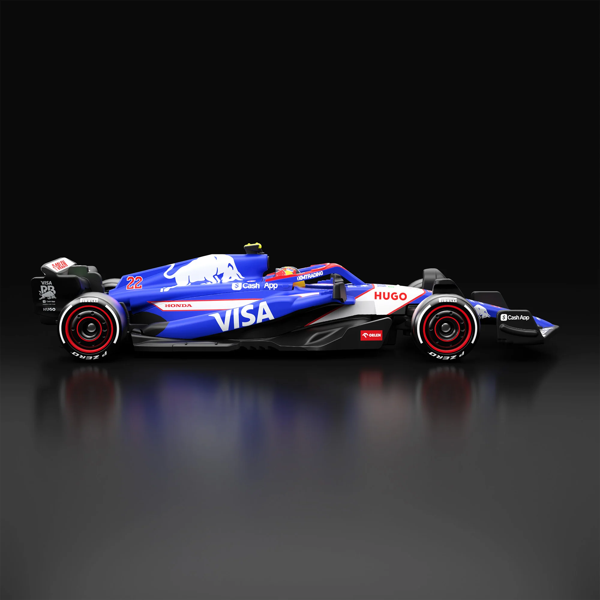 Hot Wheels® F1® Series: Visa Cash App Racing Bulls Formula One™ Team VCARB 01 Car #22 - Image 4