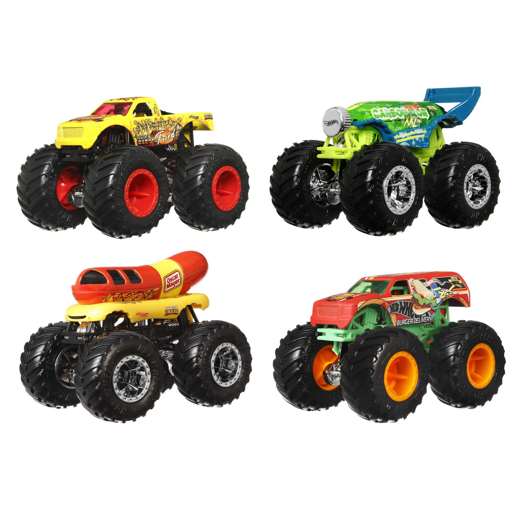 HOT WHEELS Monster Trucks 4-Pack - Assorted* - Image 3