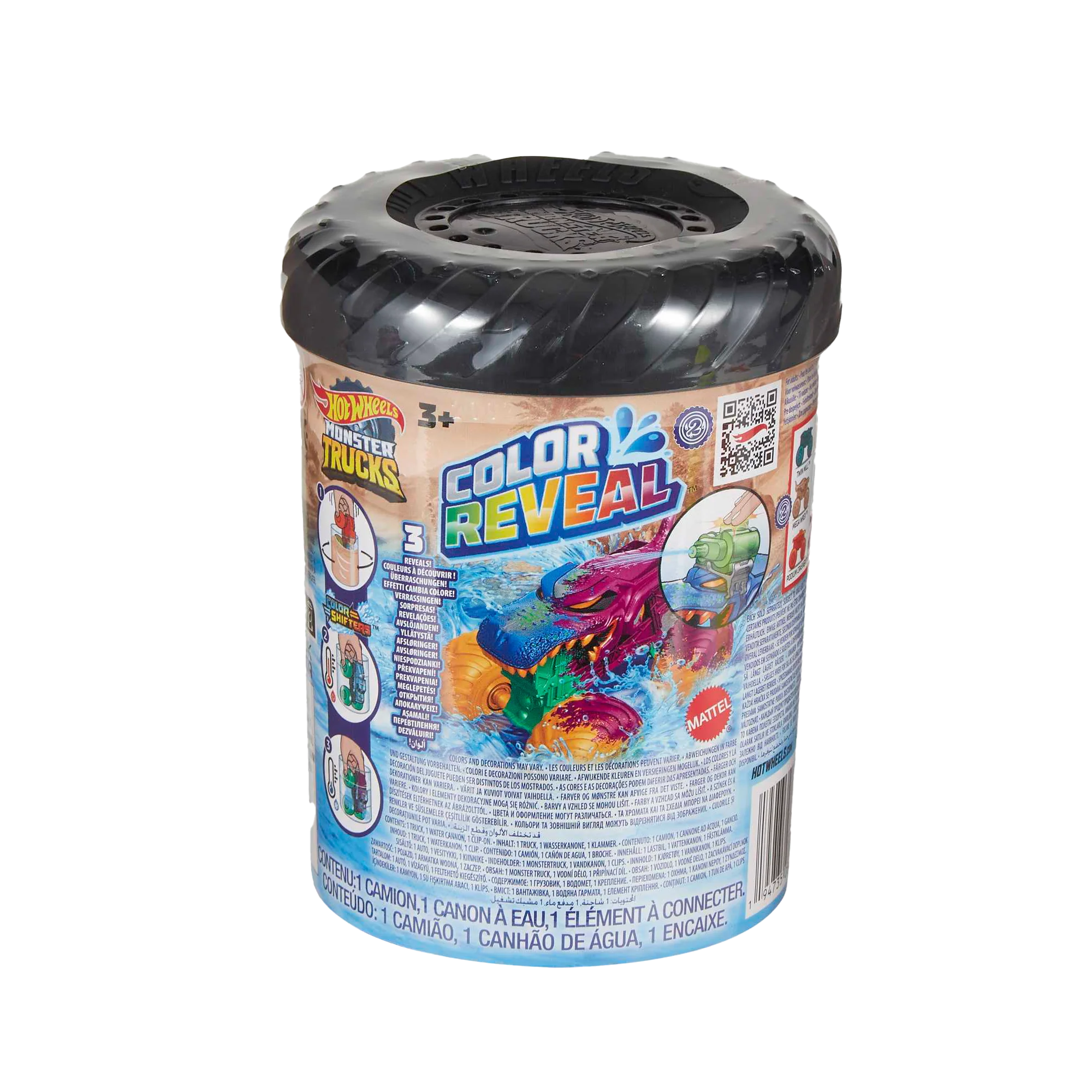 Hot Wheels Monster Trucks Colour Reveal Truck - Assorted*