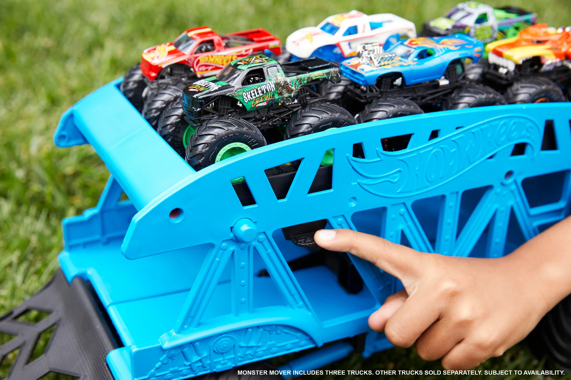 Hot Wheels Monster Trucks Monster Mover+3 Trucks Vehicle - Image 7