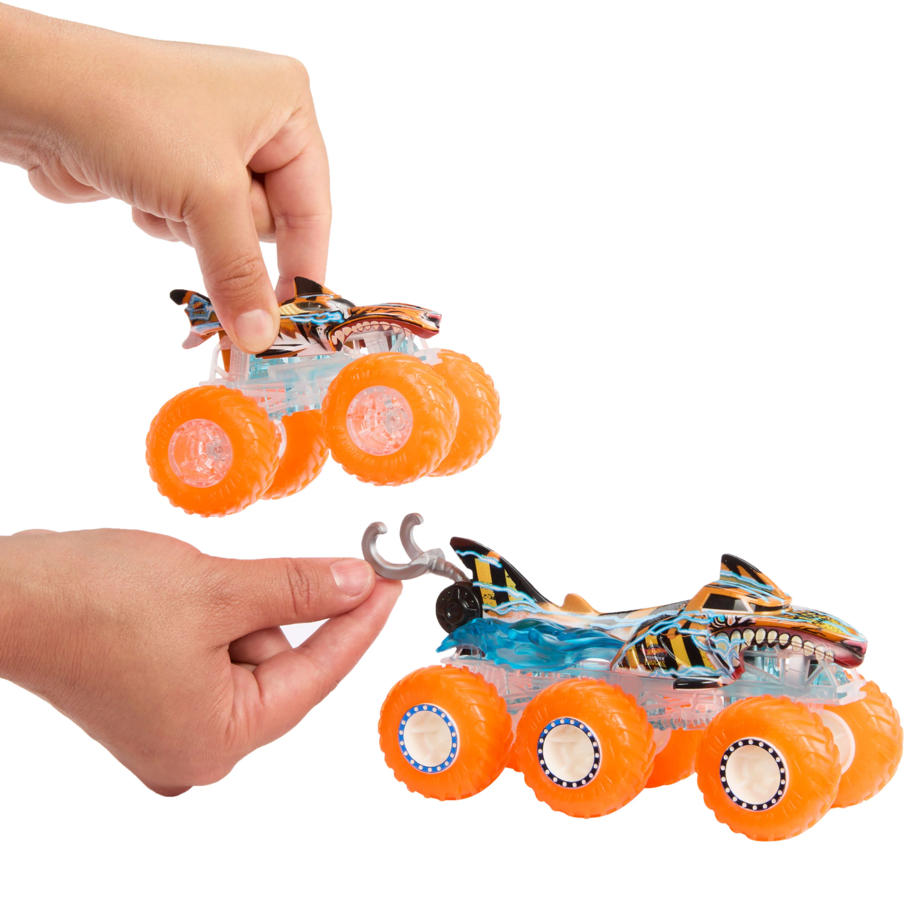 Hot Wheels Monster Trucks Power Smashers Truck & Big Rig Multipack - Image 4