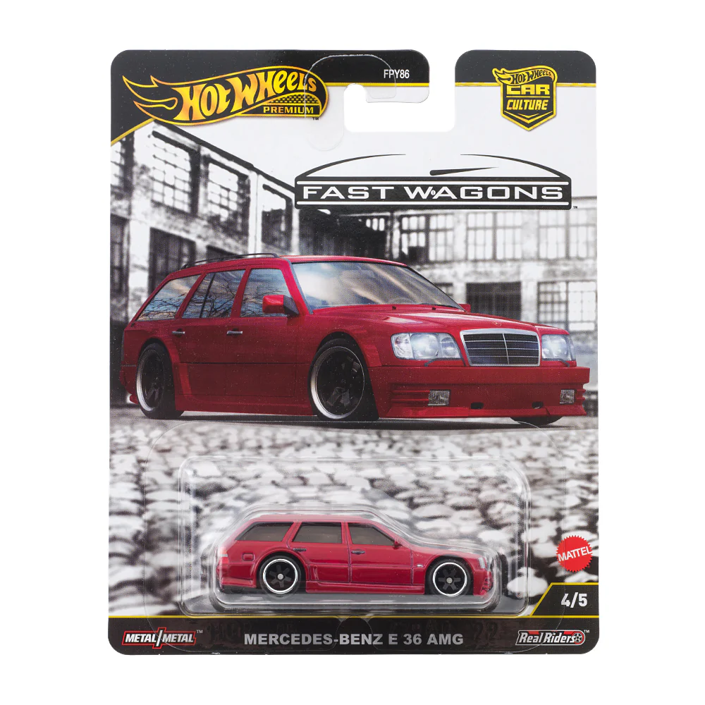 Hot Wheels Premium Car Culture Fast Wagons Mercedes-Benz AMG Estate Vehicle - Image 3
