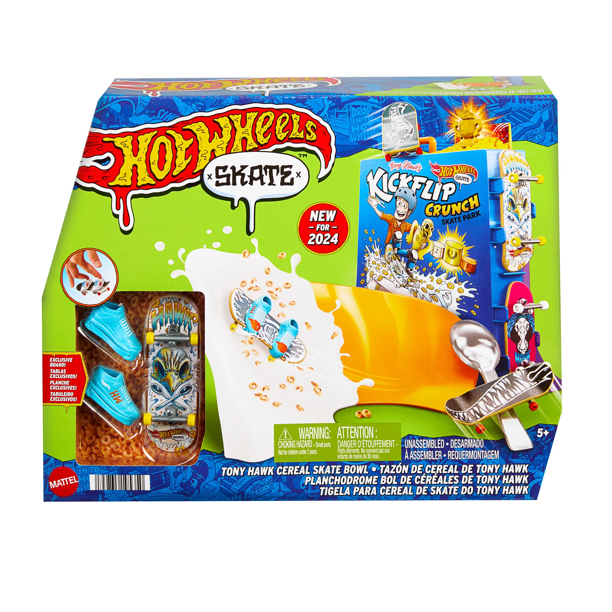 Hot Wheels Skate Tony Hawk Cereal Skate Bowl - Image 8